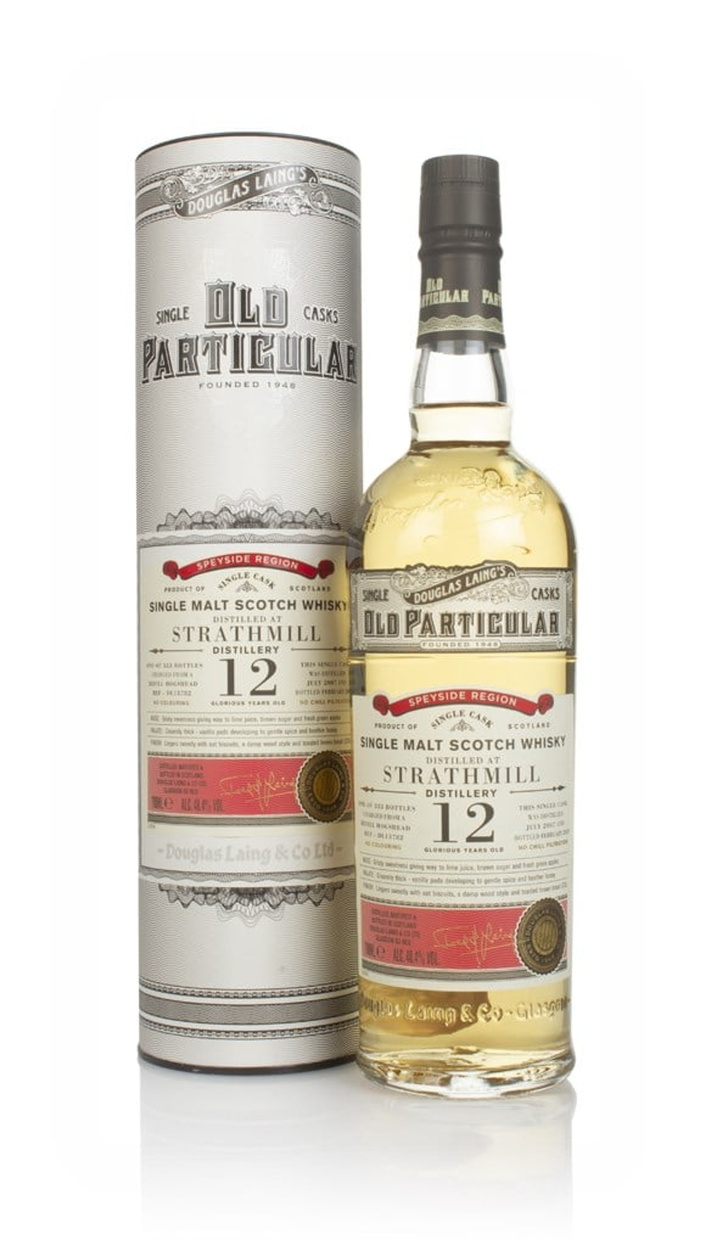 Strathmill 12 Year Old 2007 (cask 13782) - Old Particular (Douglas Laing) 70cl