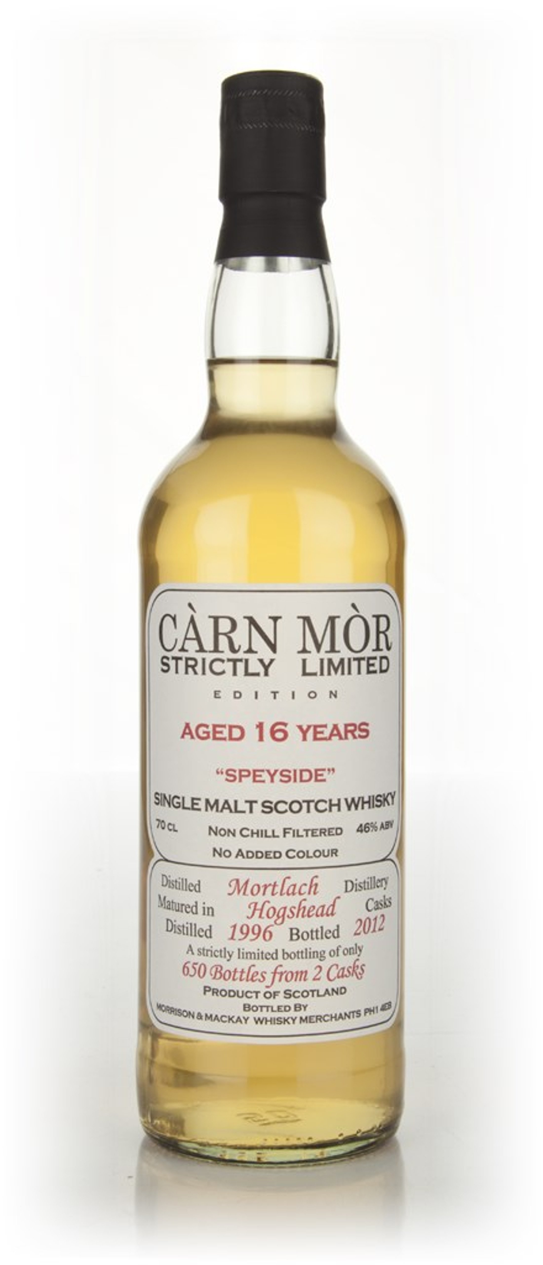 Mortlach 16 Year Old 1996 - Strictly Limited (Càrn Mòr) 70cl