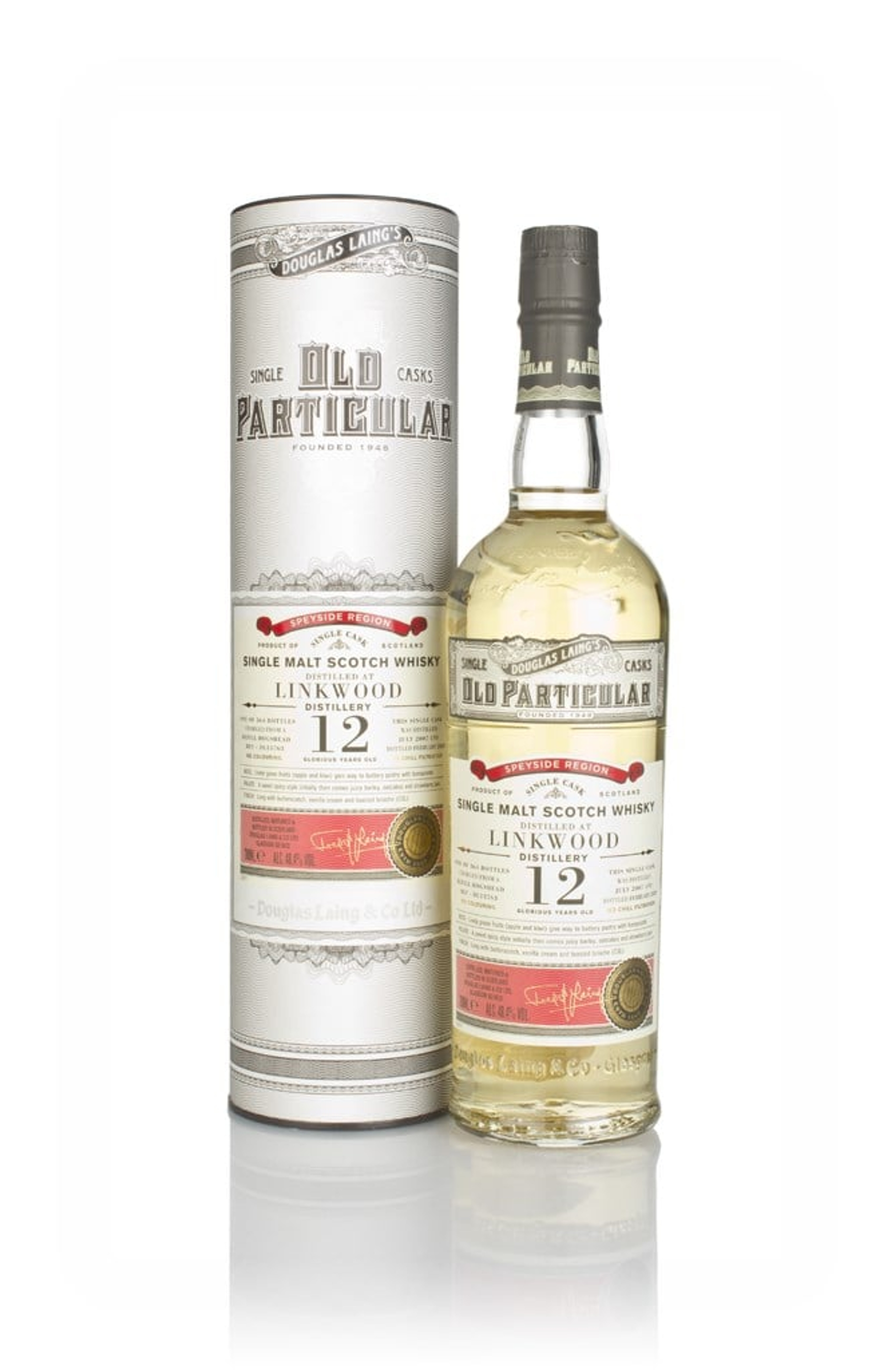 Linkwood 12 Year Old 2007 (cask 13763) - Old Particular (Douglas Laing) 70cl