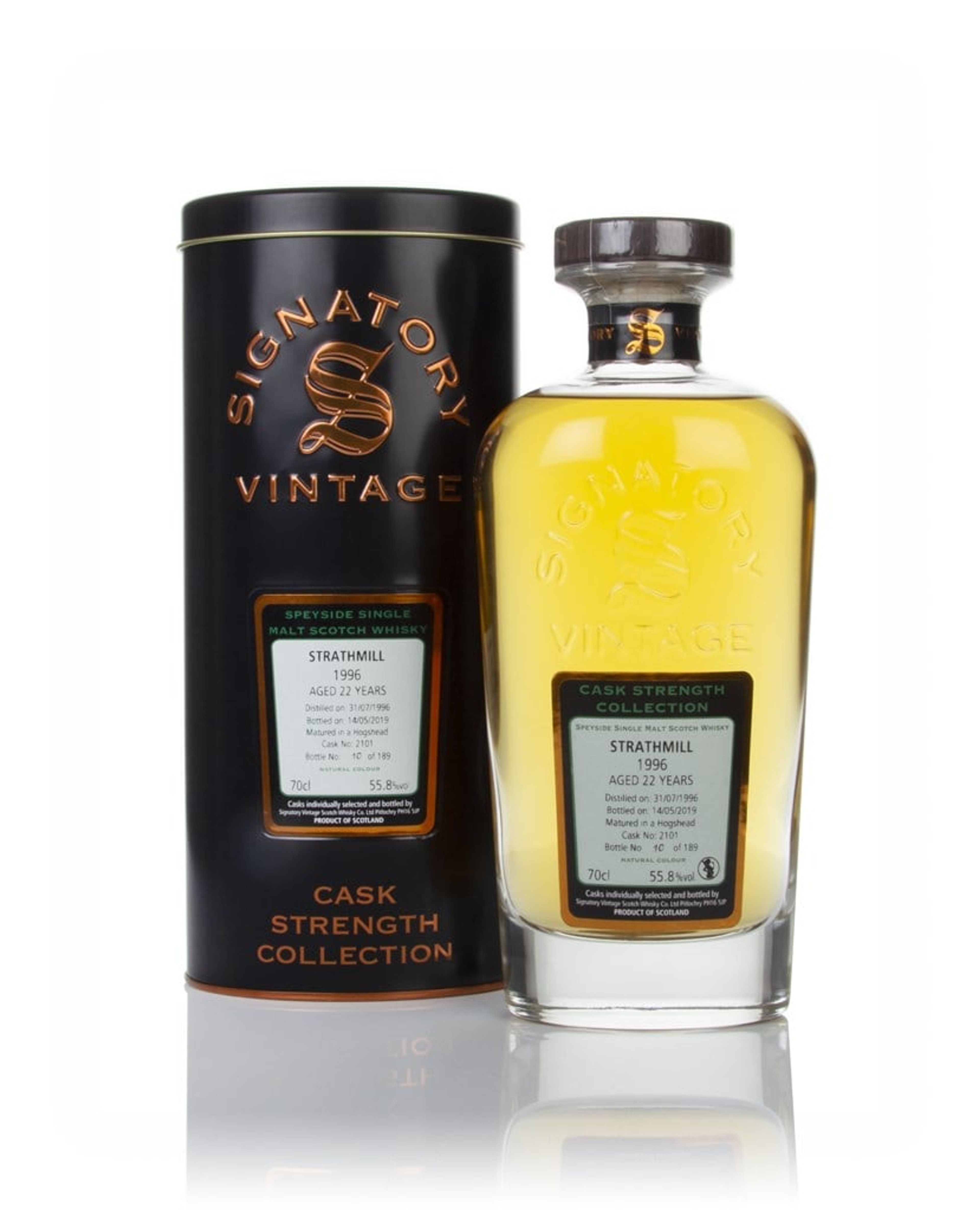 Strathmill 22 Year Old 1996 (cask 2101) - Cask Strength Collection (Signatory) 70cl