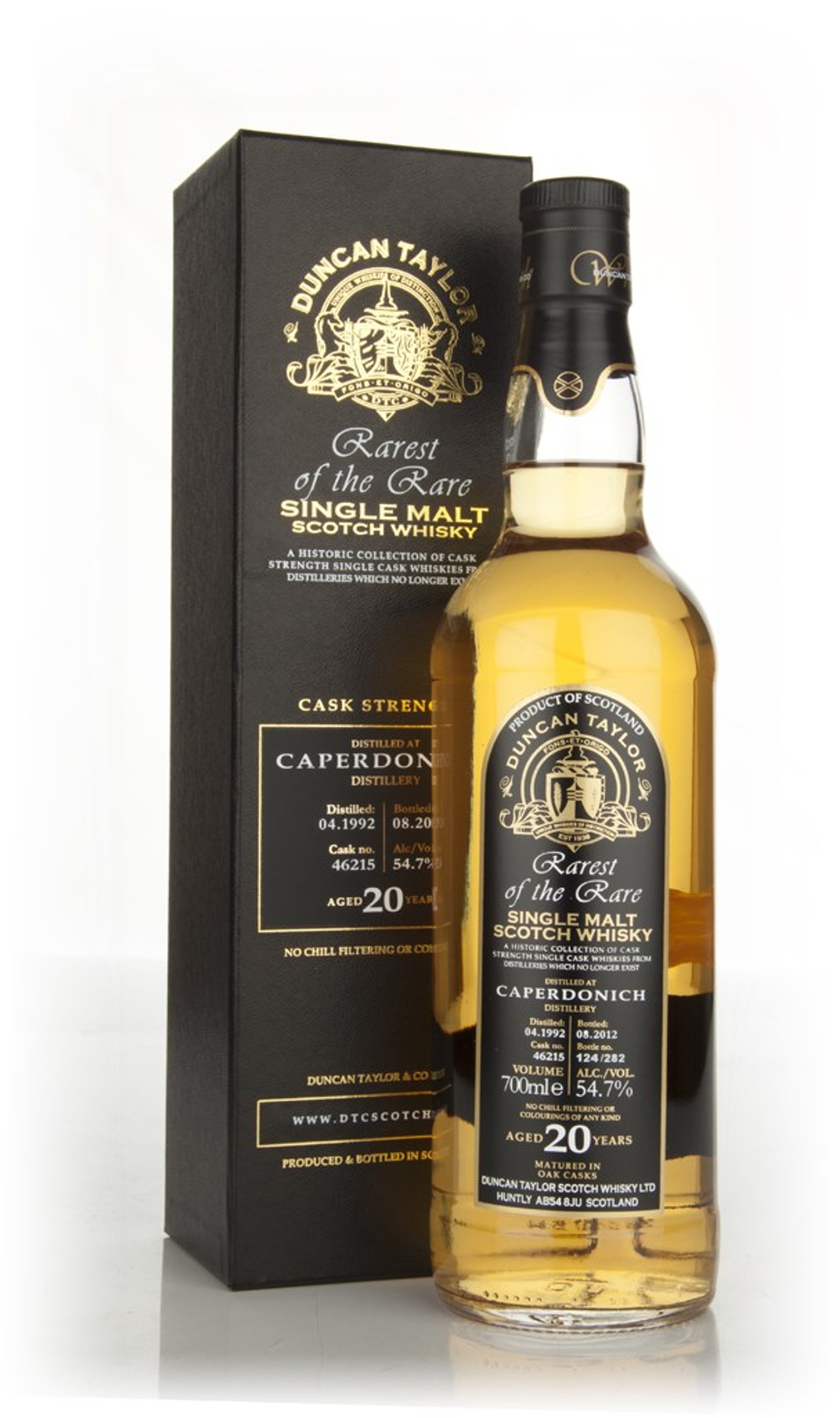 Caperdonich 20 Year Old 1992 - Rarest of the Rare  (Duncan Taylor) 70cl