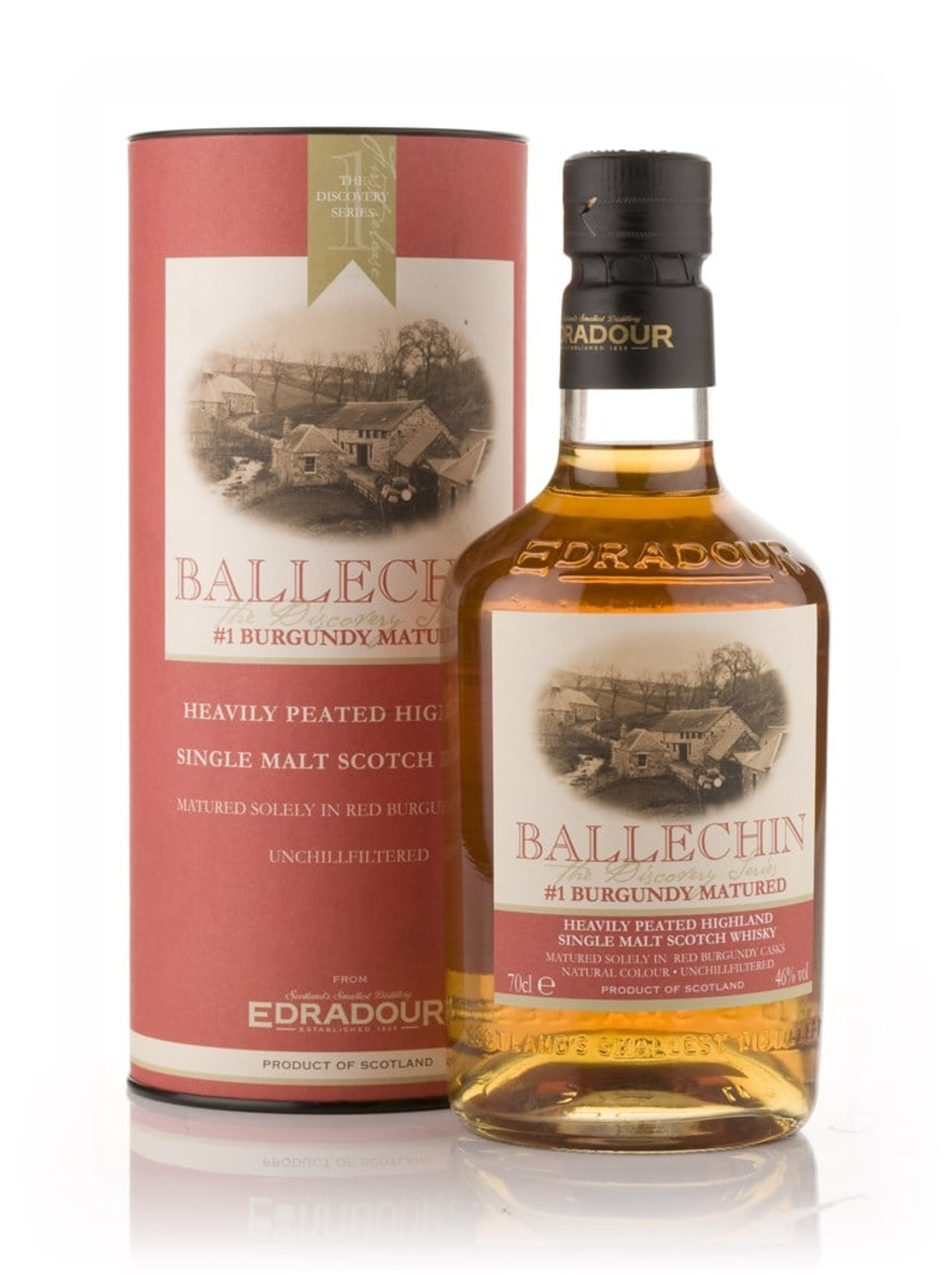 Edradour Ballechin #1 Burgundy Cask Matured (The Discovery Series) 70cl