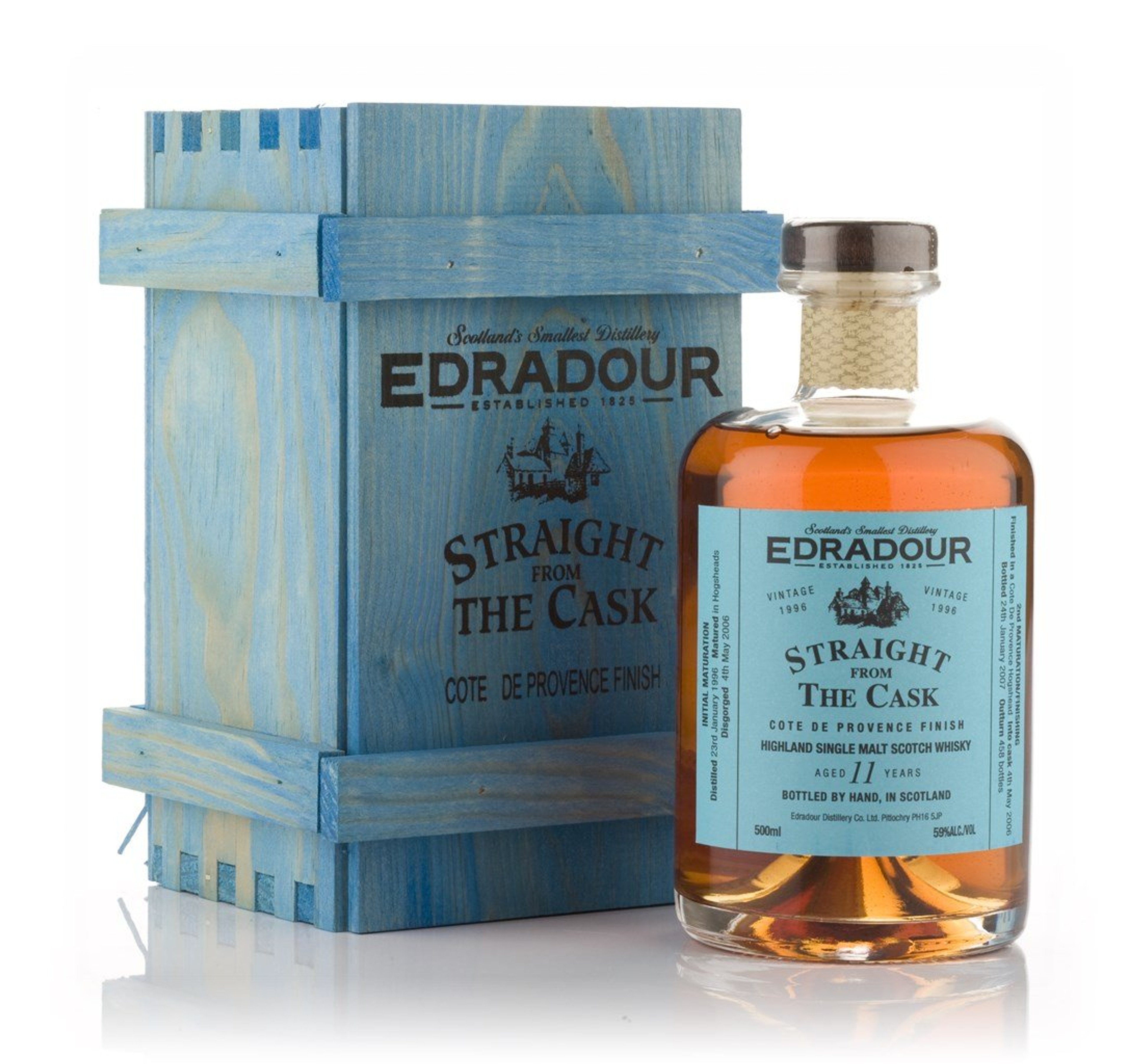 Edradour 11 Year Old 1996 Côtes de Provence Cask Finish - Straight From The Cask 50cl