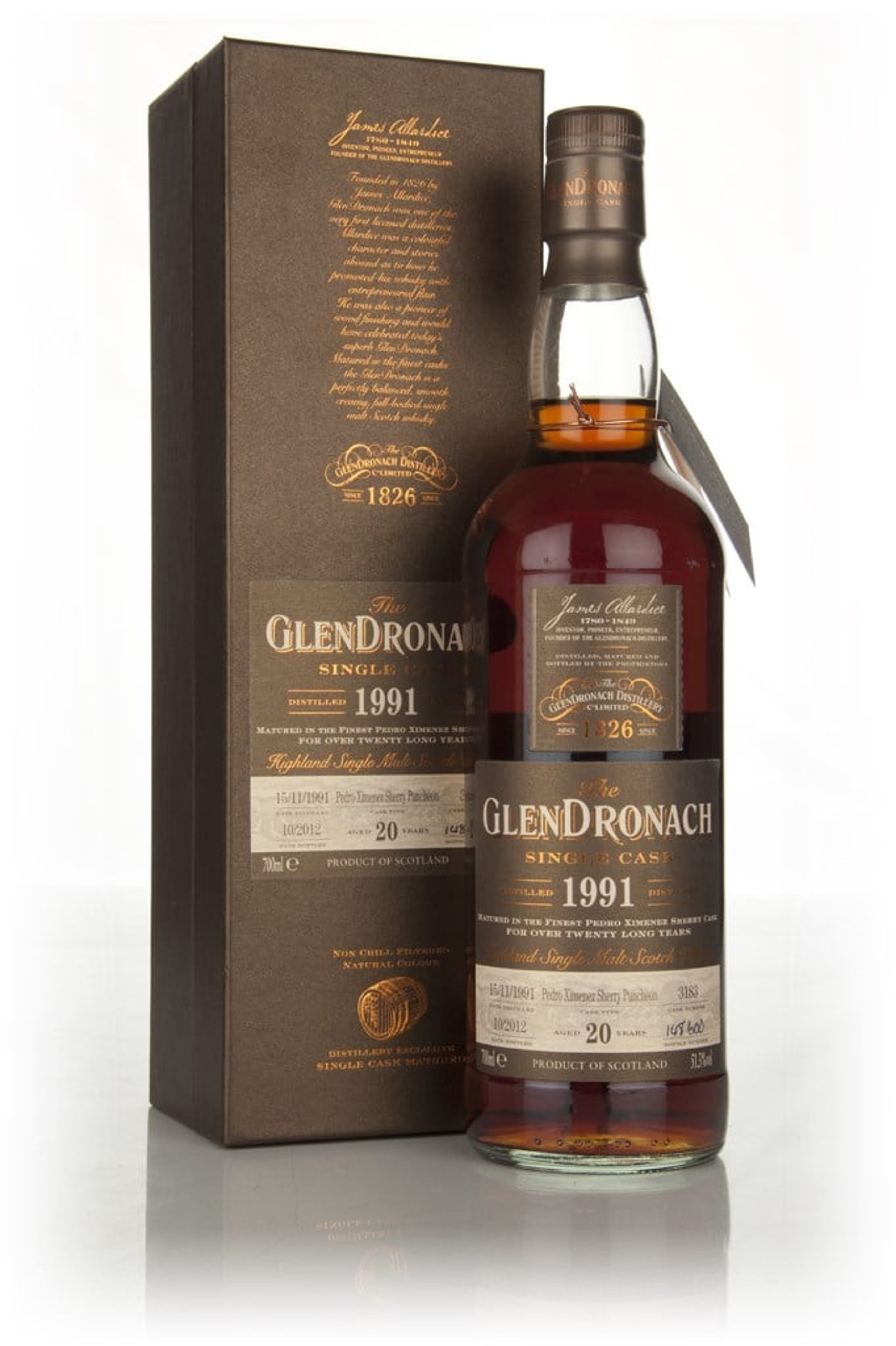 GlenDronach 20 Year Old 1991 (cask 3183) - Batch 7 70cl