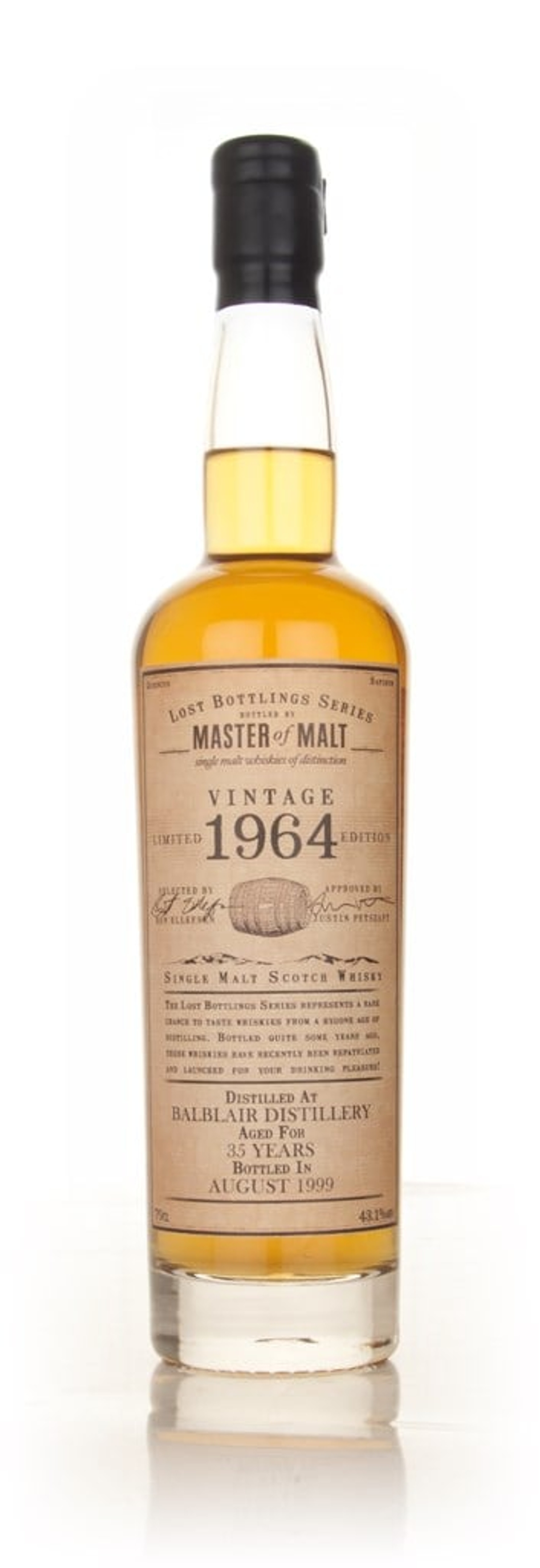 Balblair 35 Year Old 1964 - Lost Bottlings Series (Master of Malt) 70cl
