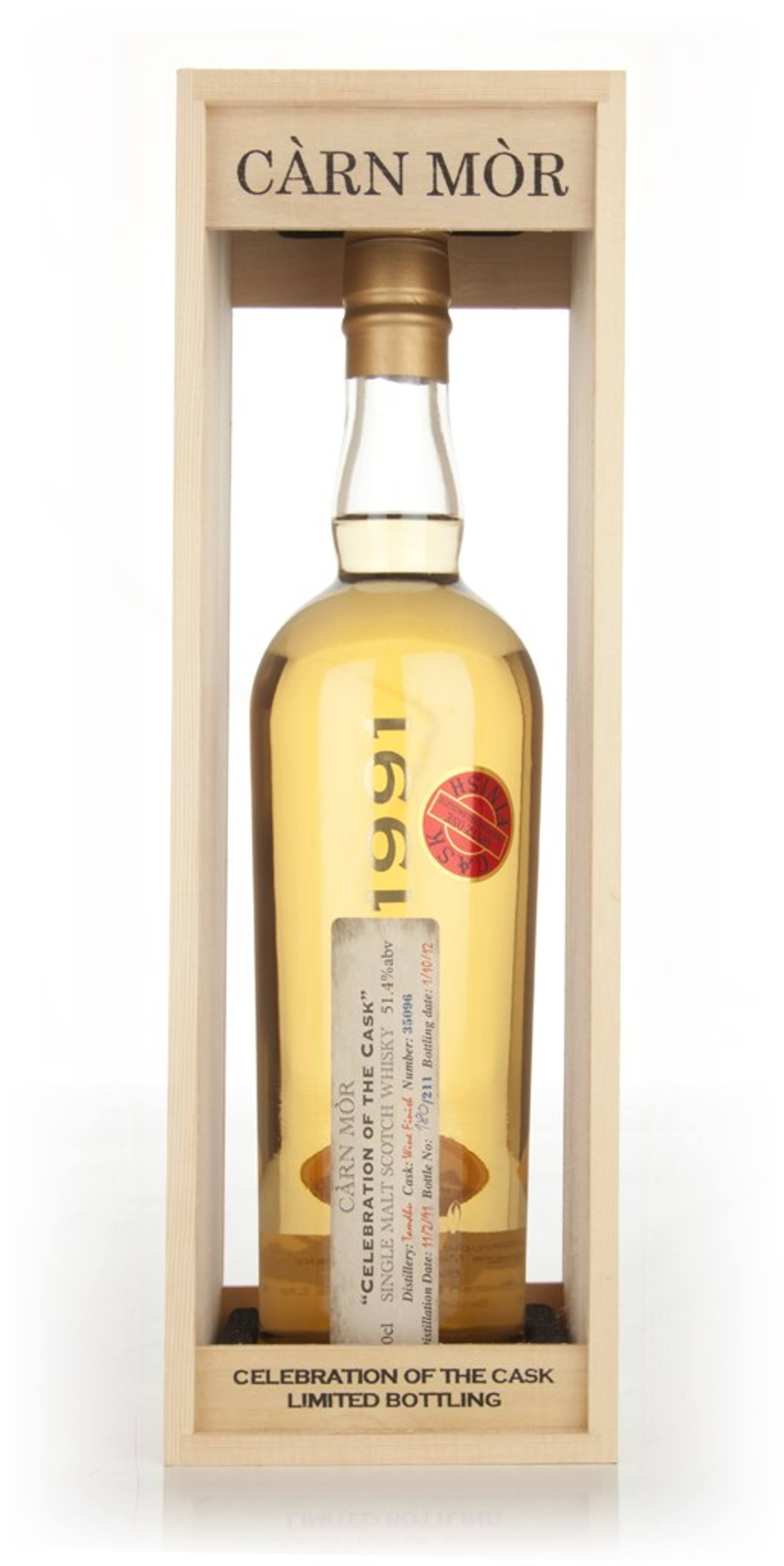 Tamdhu 21 Year Old 1991 (cask 35096) - Celebration of the Cask (Càrn Mòr) 70cl