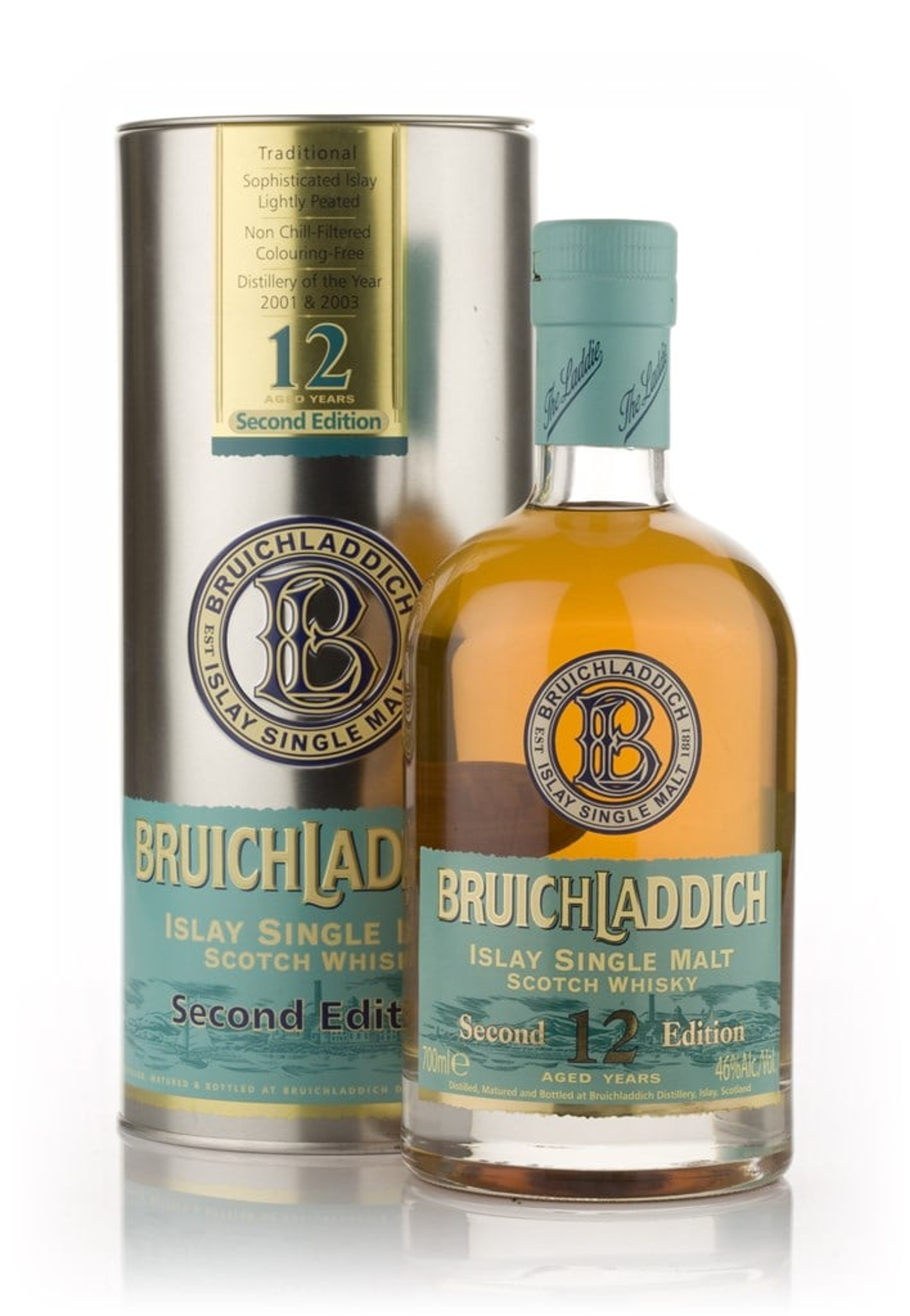 Bruichladdich Islay  12年 セカンドエディション Bruichladdich 12 Year Old (2nd Edition) 70cl Whisky | Master