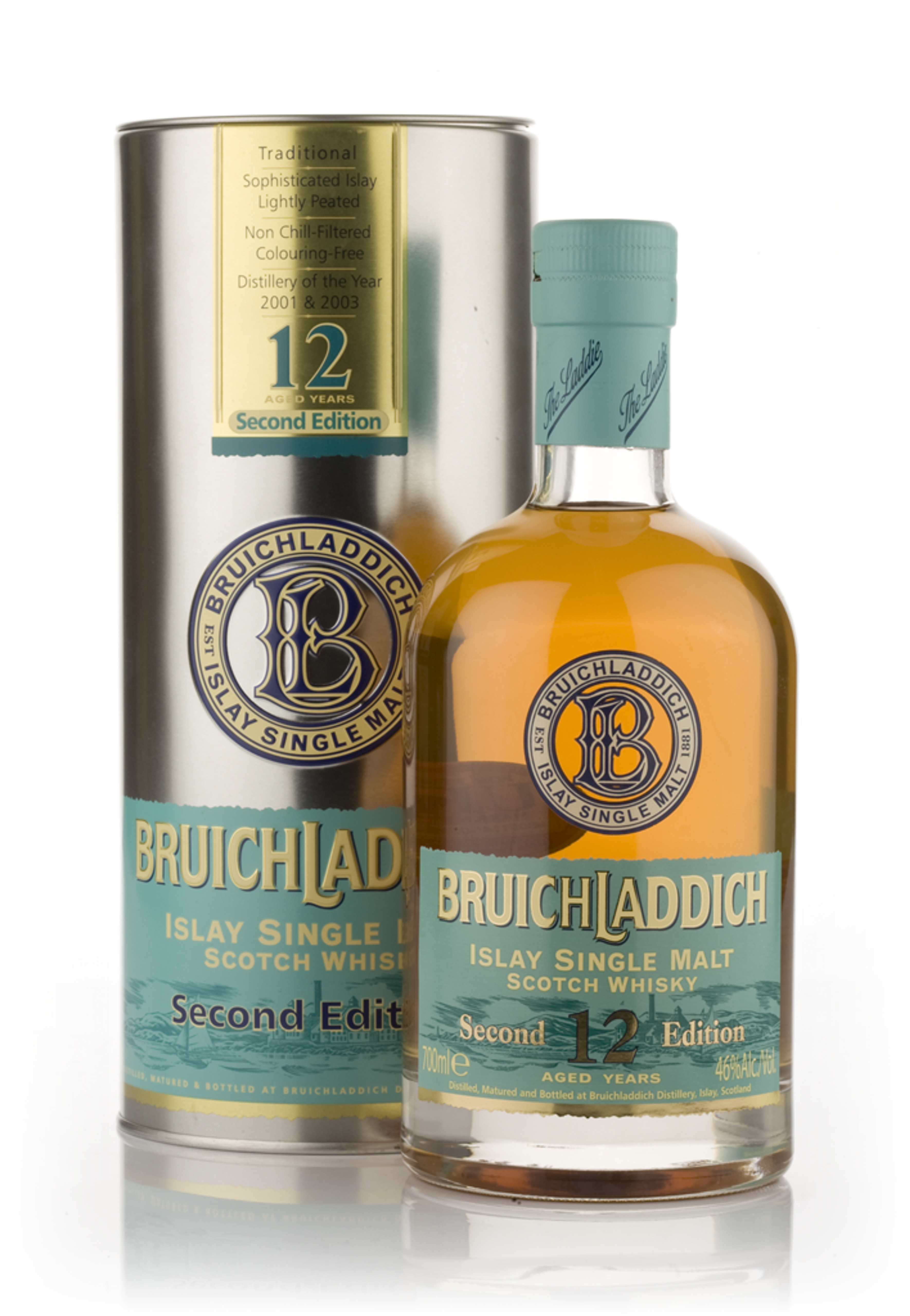 ブランデー Bruichladdich 12 Year  Second Edition Bruichladdich 12 Year Old (2nd Edition) 70cl Whisky | Master