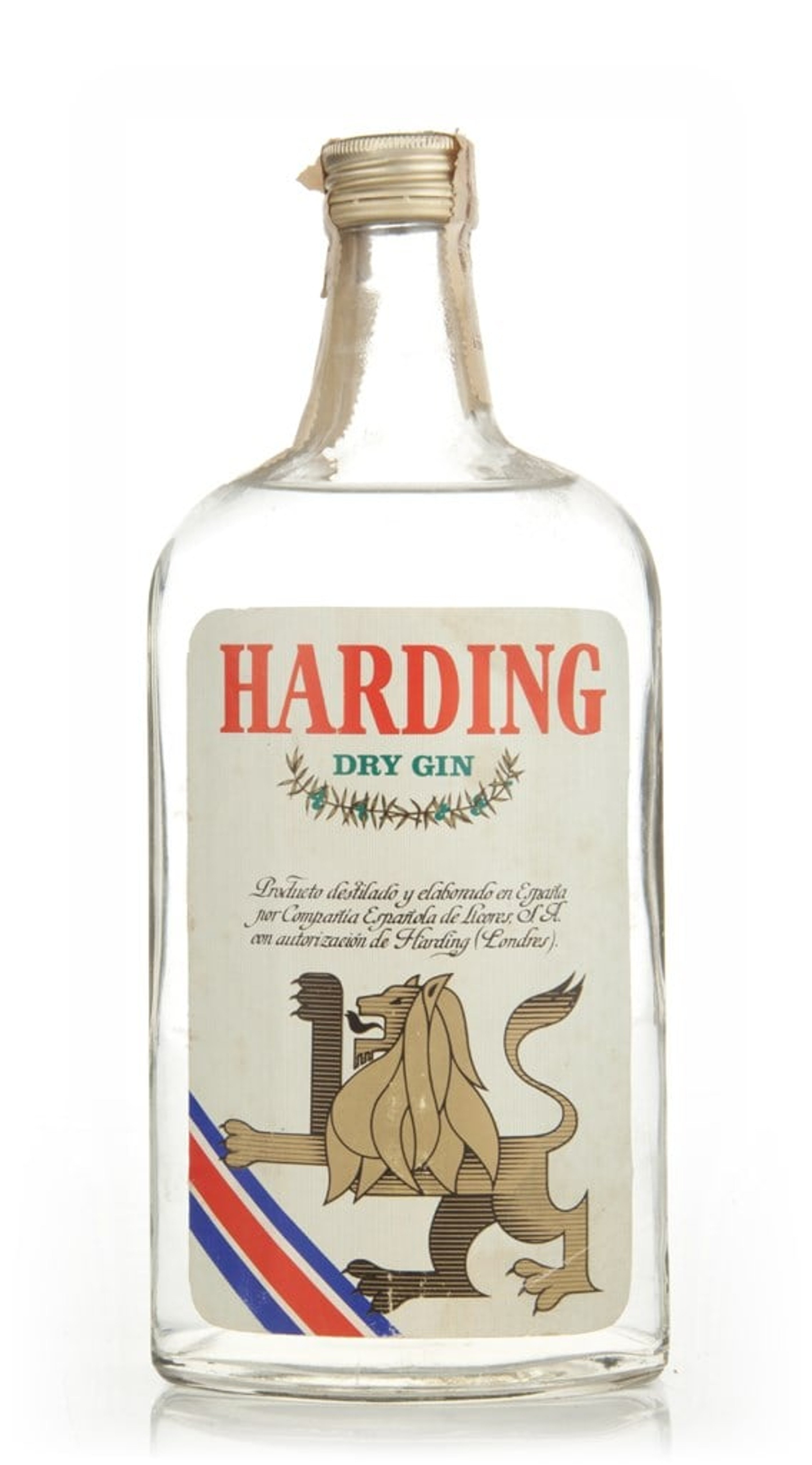 Harding London Dry Gin - 1970s 100cl