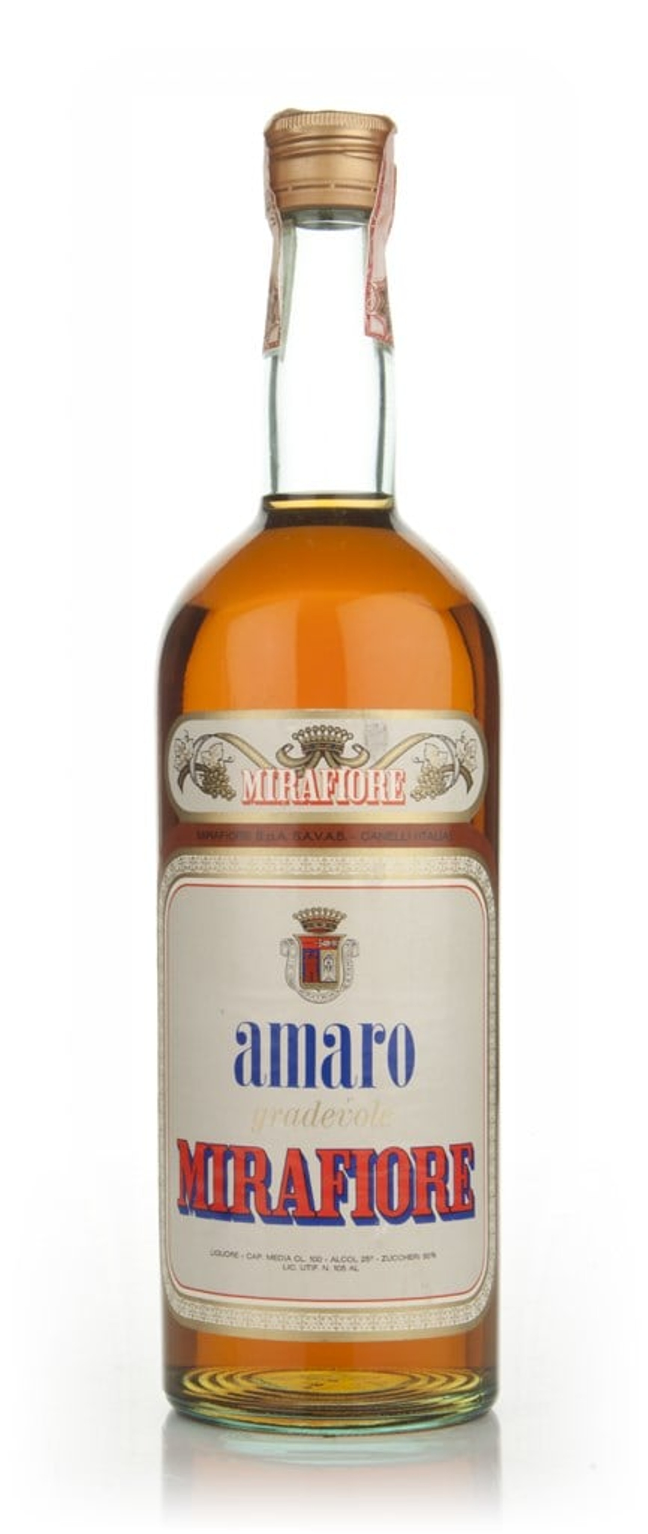 Mirafiore Amaro Gradevole - 1970s 100cl