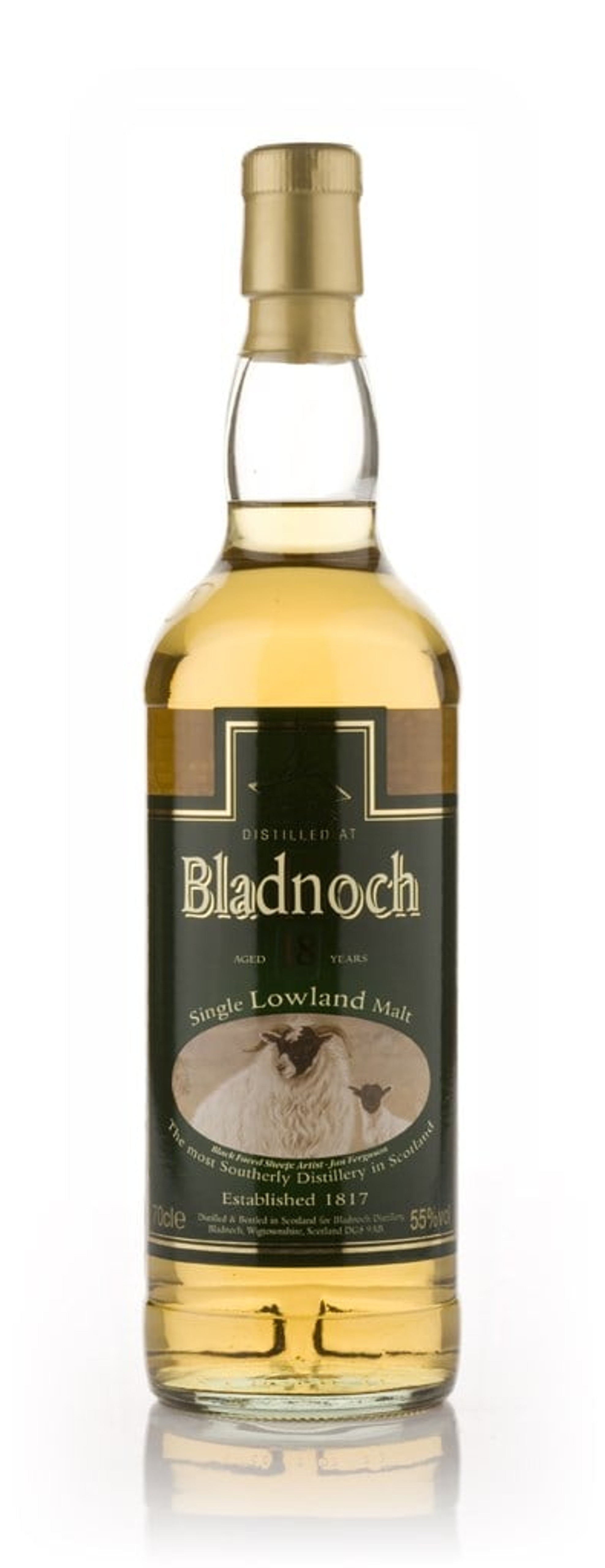 Bladnoch 18 Year Old - Sheep Label 70cl