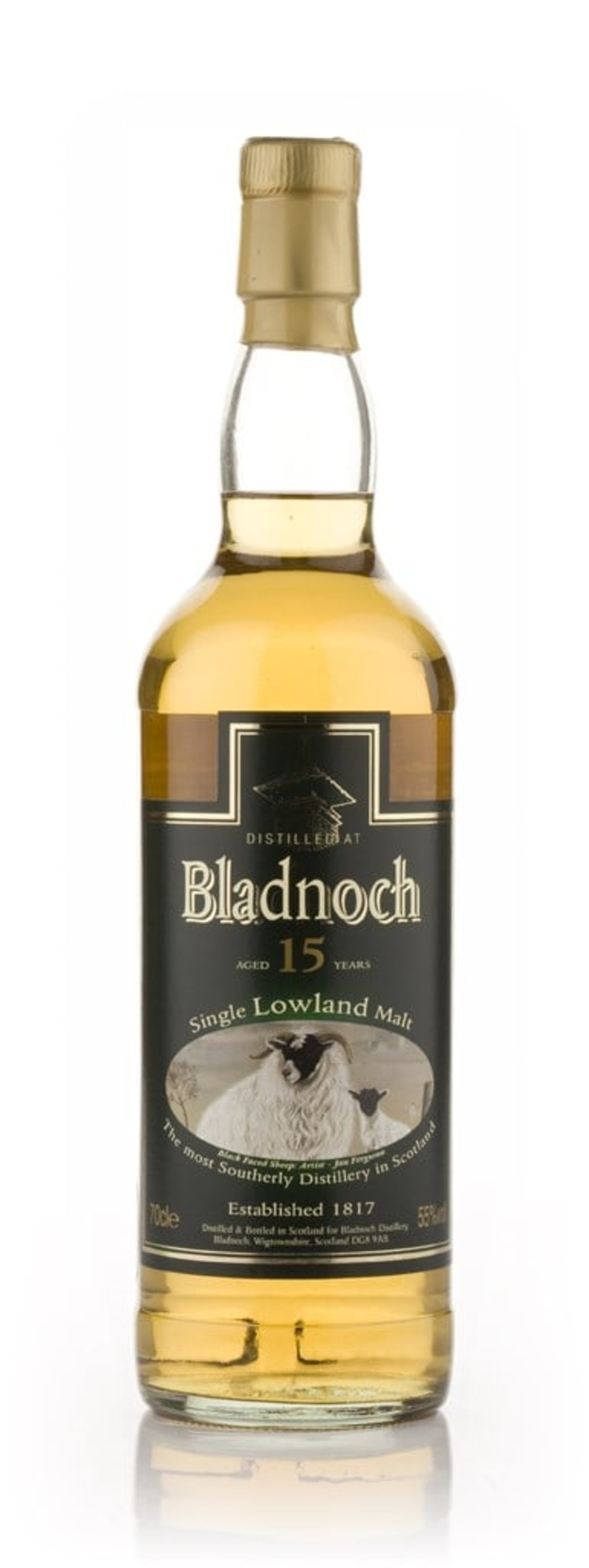 Bladnoch 15 Year Old - Sheep Label 70cl