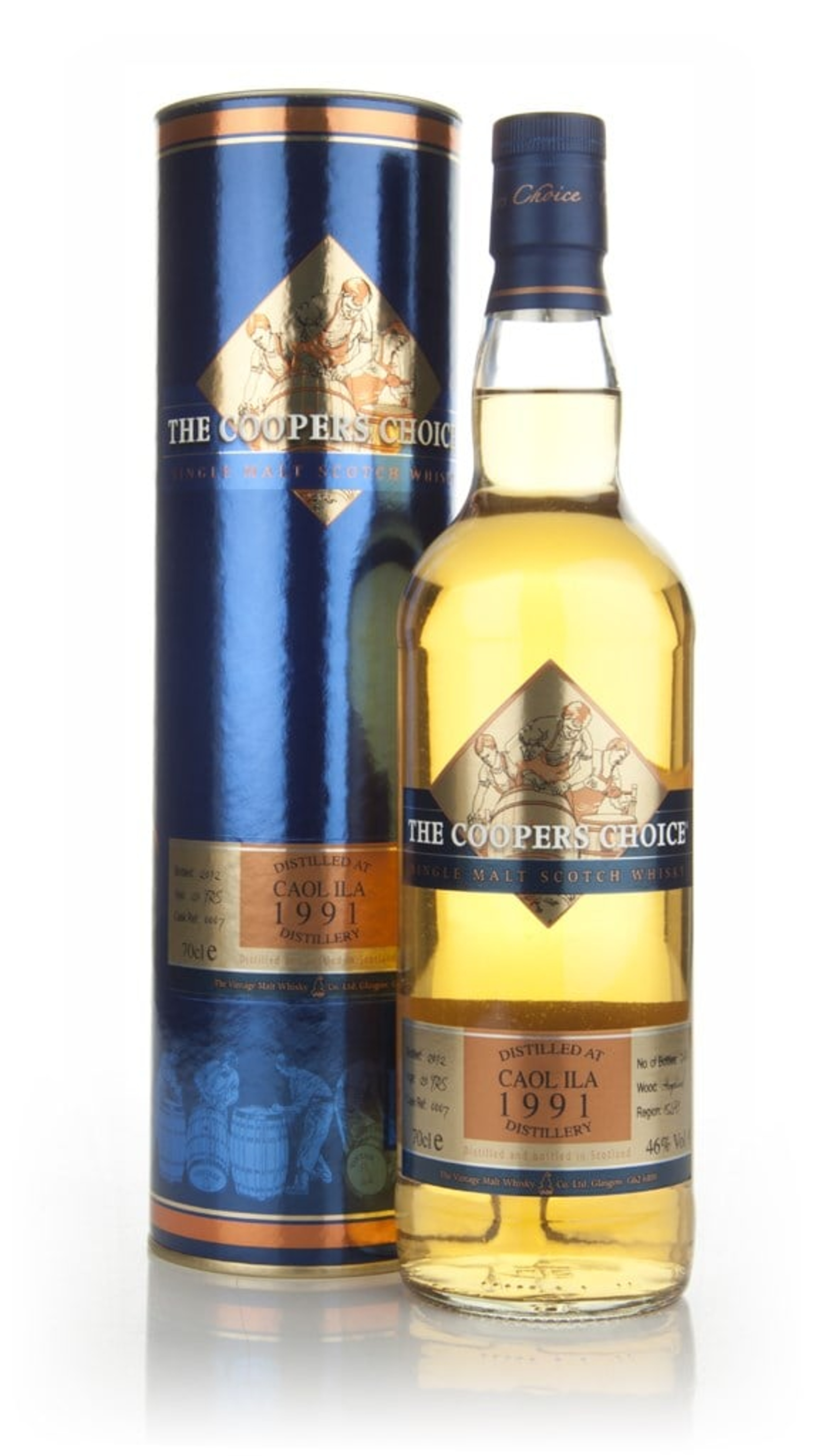 Caol Ila 20 Year Old 1991 - The Coopers Choice (The Vintage Malt Whisky Co.) 70cl