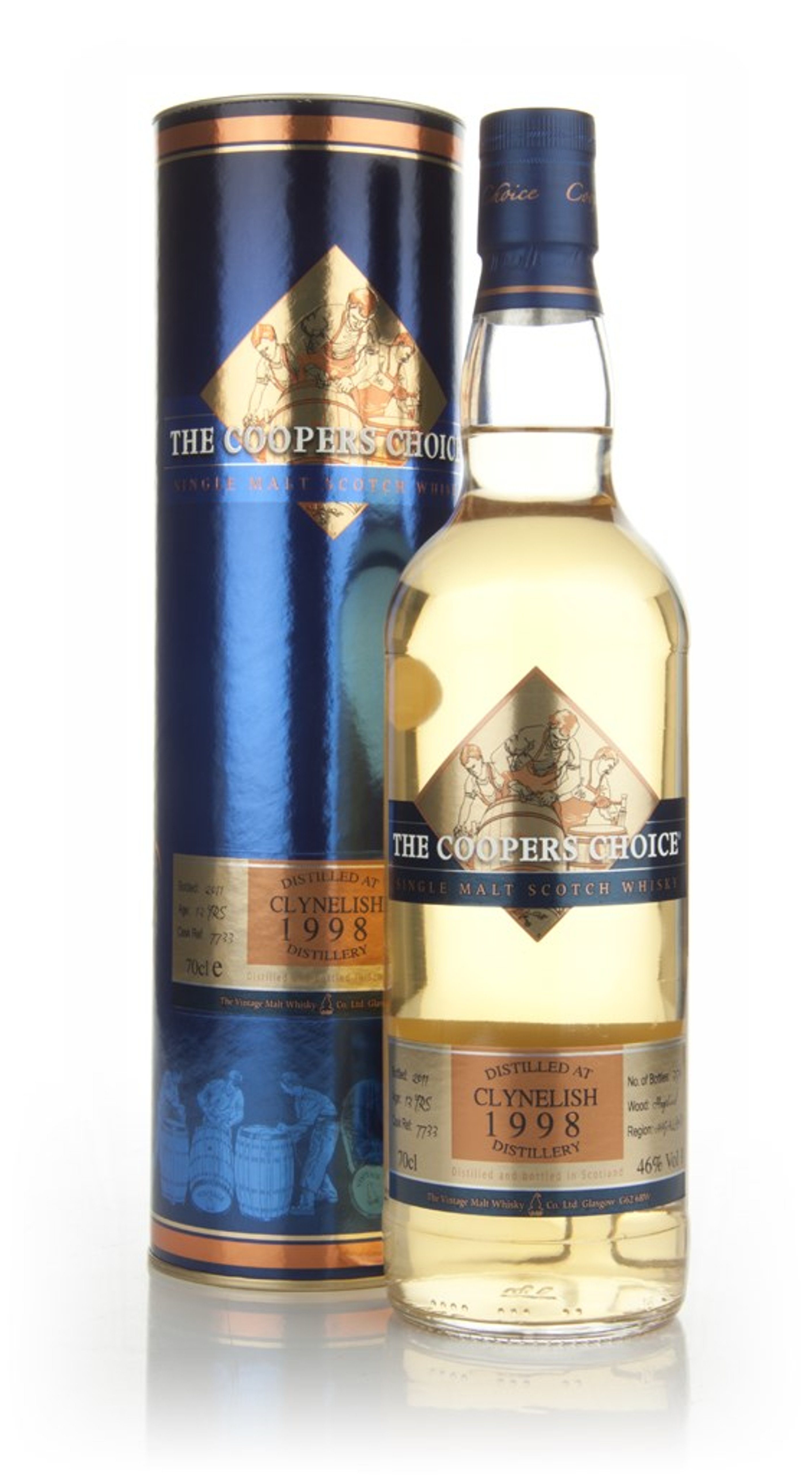 Clynelish 13 Year Old 1998 - The Coopers Choice (The Vintage Malt Whisky Co.) 70cl