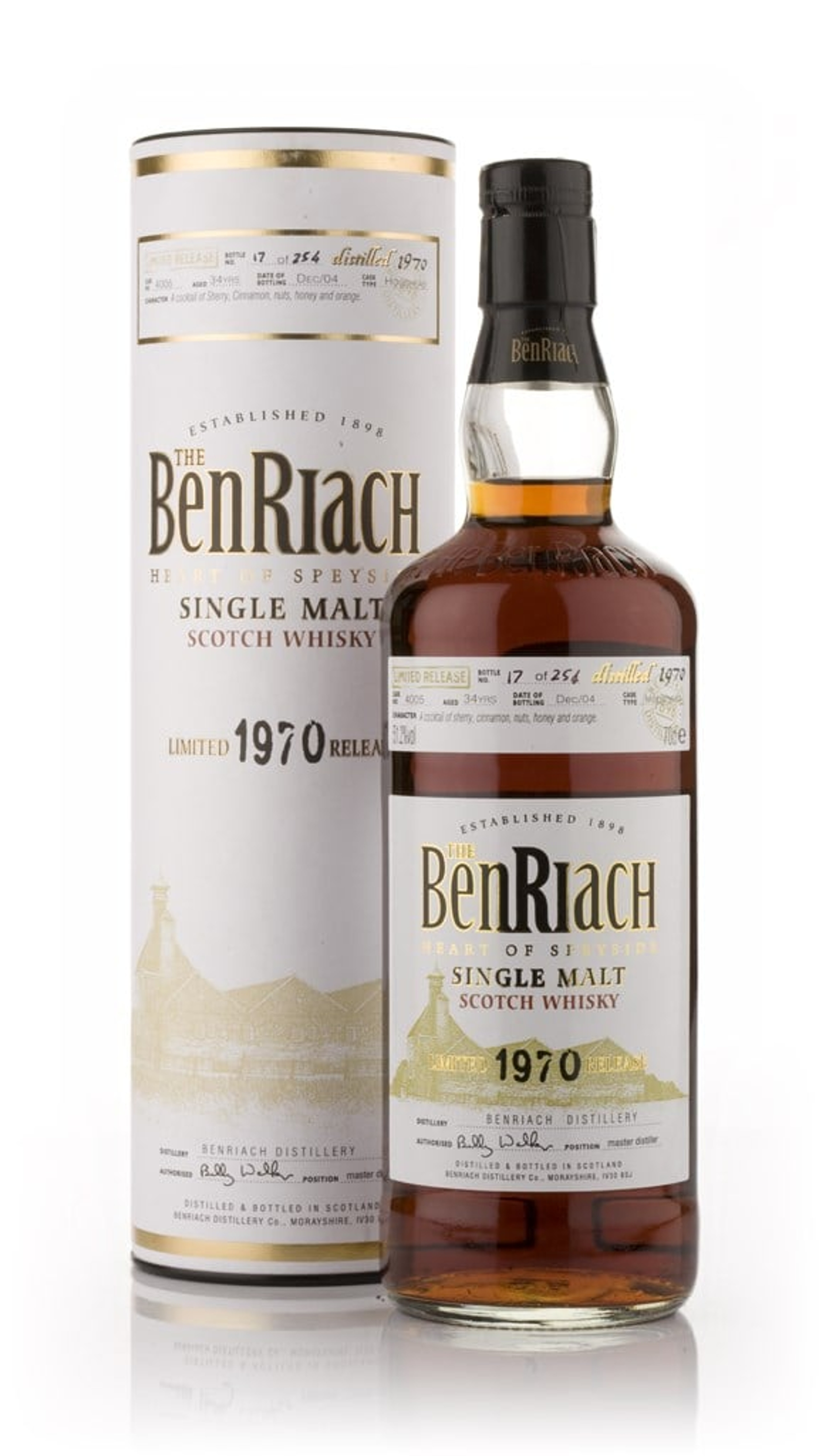 Benriach 34 Year Old 1970 70cl