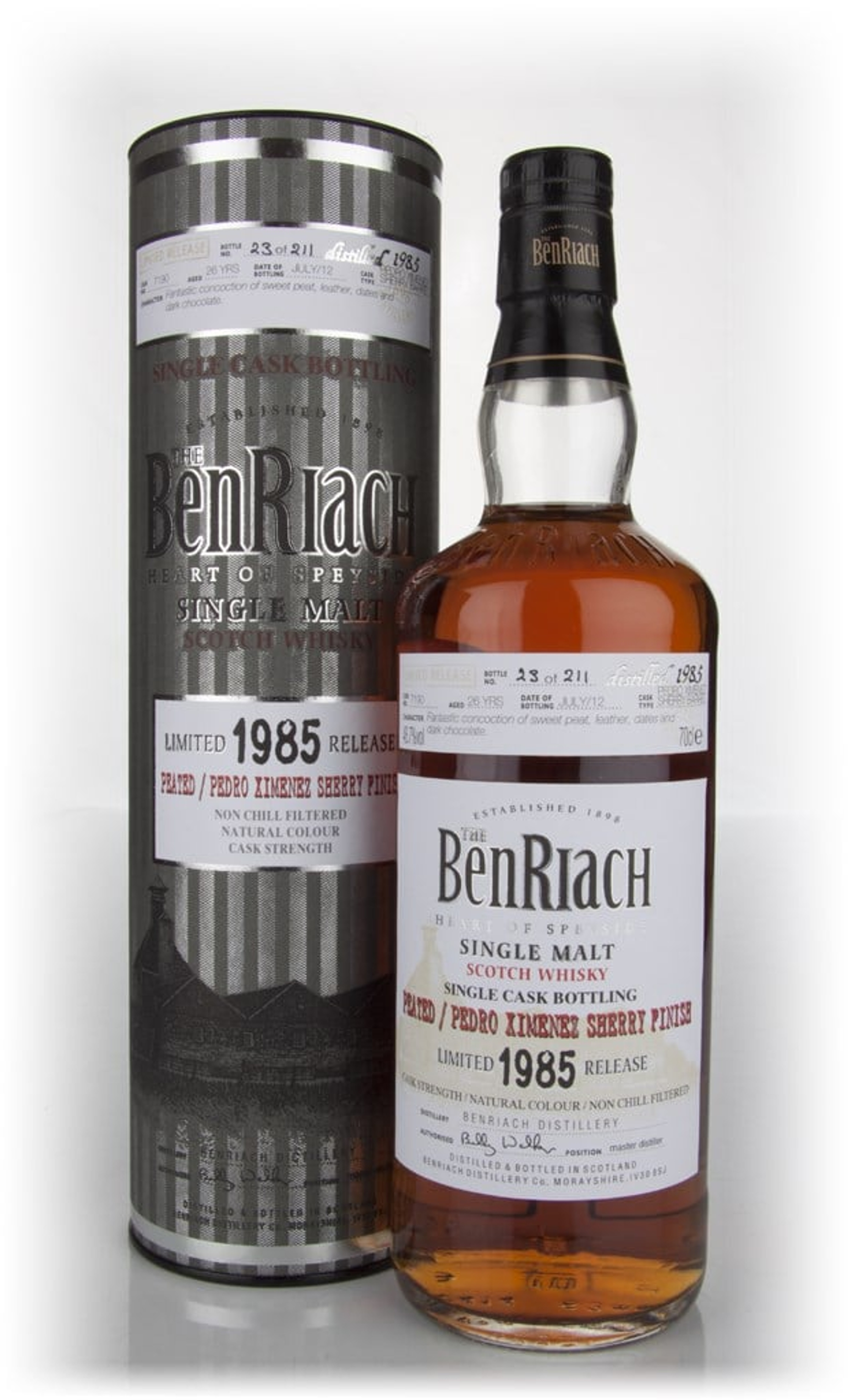 Benriach 26 Year Old 1985 Peated Pedro Ximénez Cask Finish 70cl