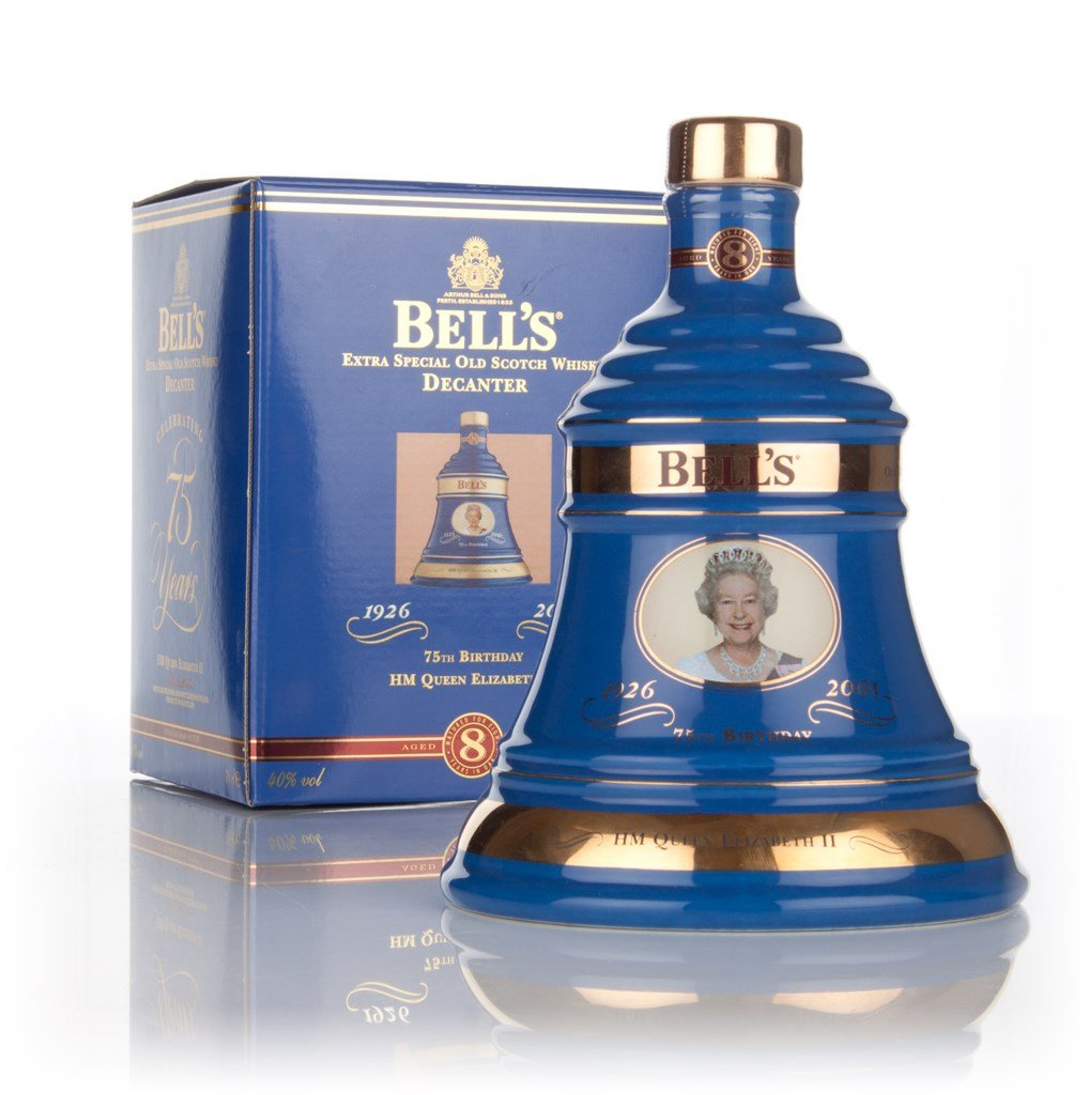 Bell's The Queen's 75th Birthday Decanter - 2001 70cl