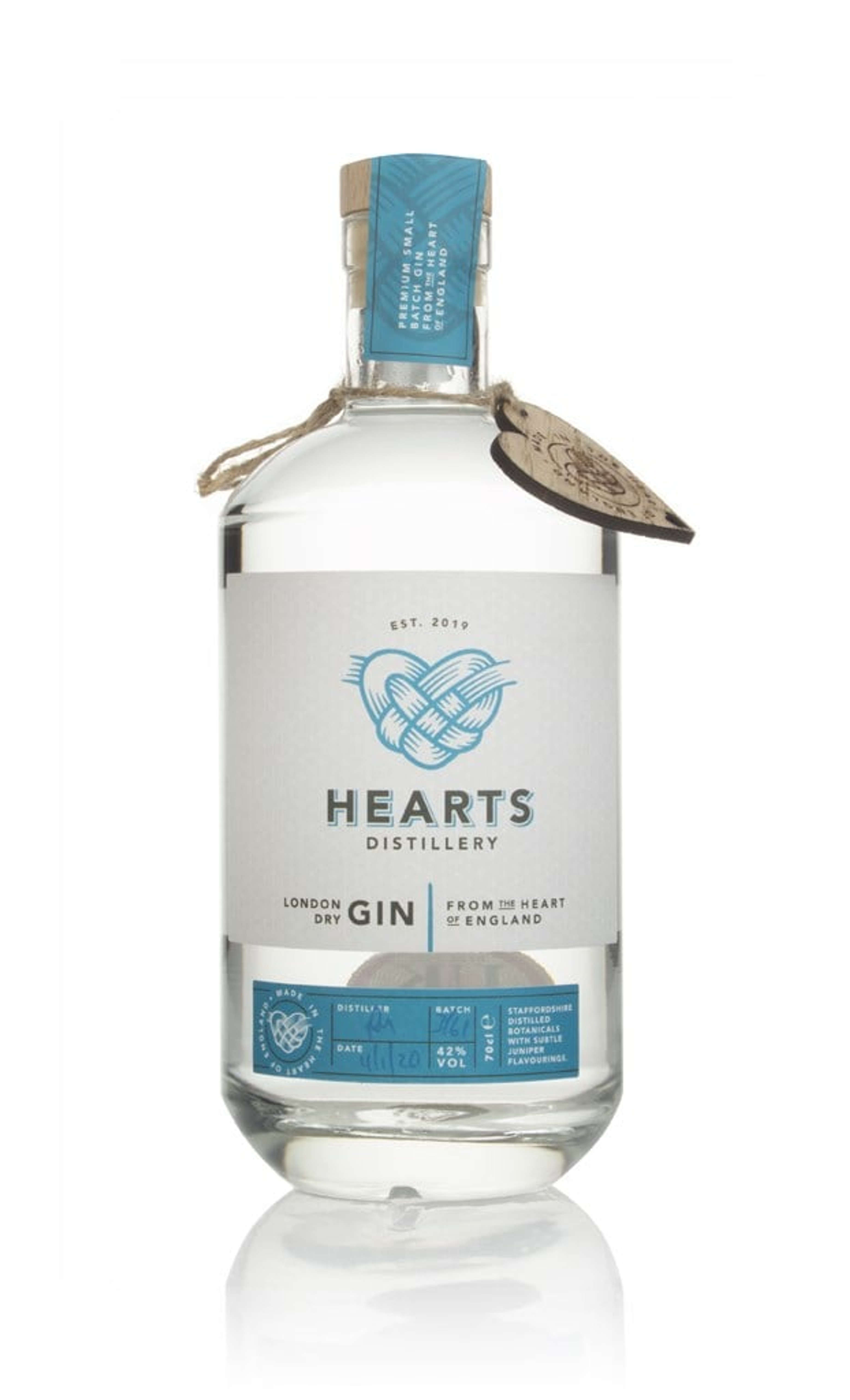 Hearts Distillery London Dry Gin 70cl