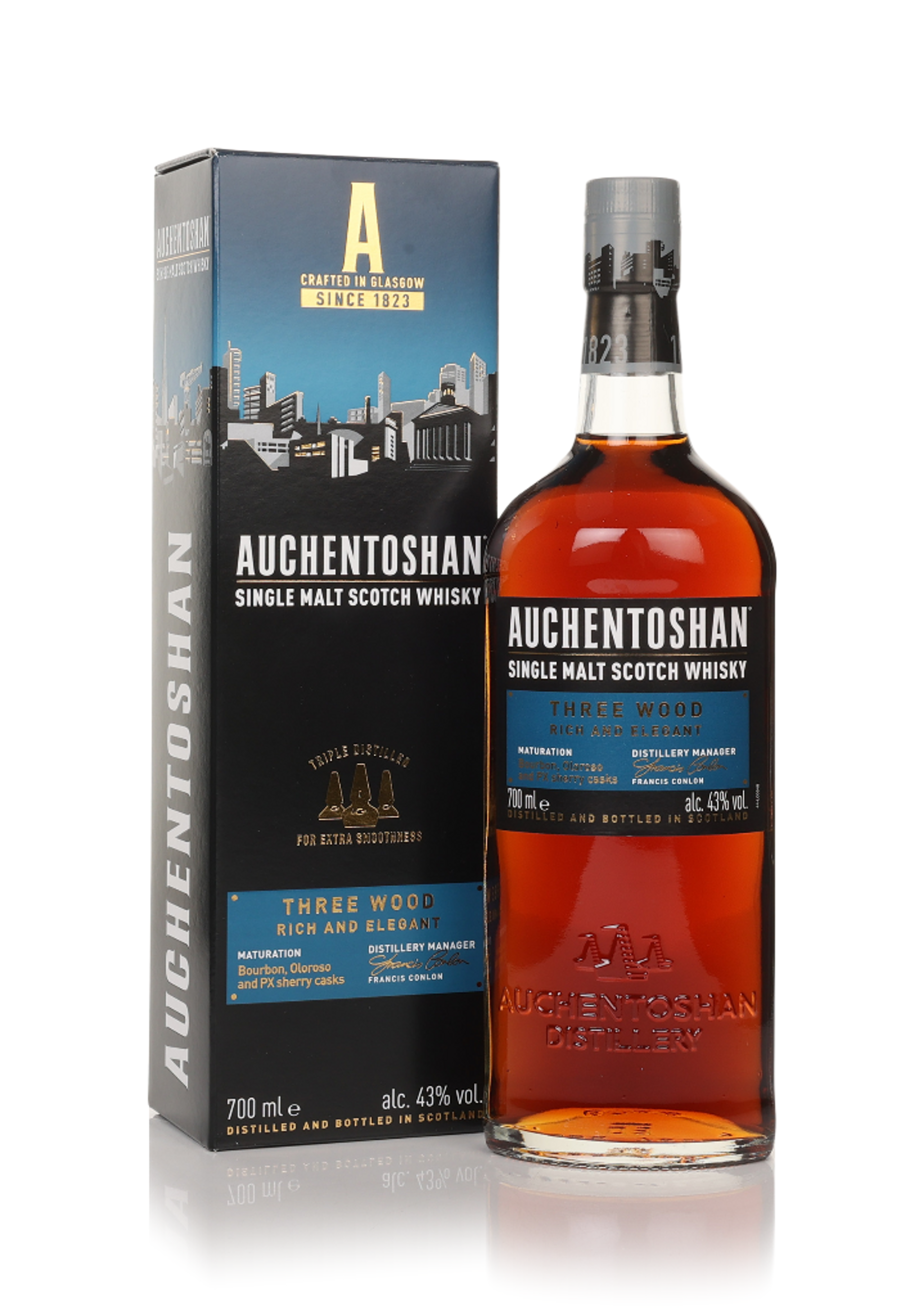 AUCHENTOSHAN 18 YEARS OLD 700ml 限定版 4本 AUCHENTOSHAN 18 YEARS OLD 700ml 限定版 4本 飲料・酒