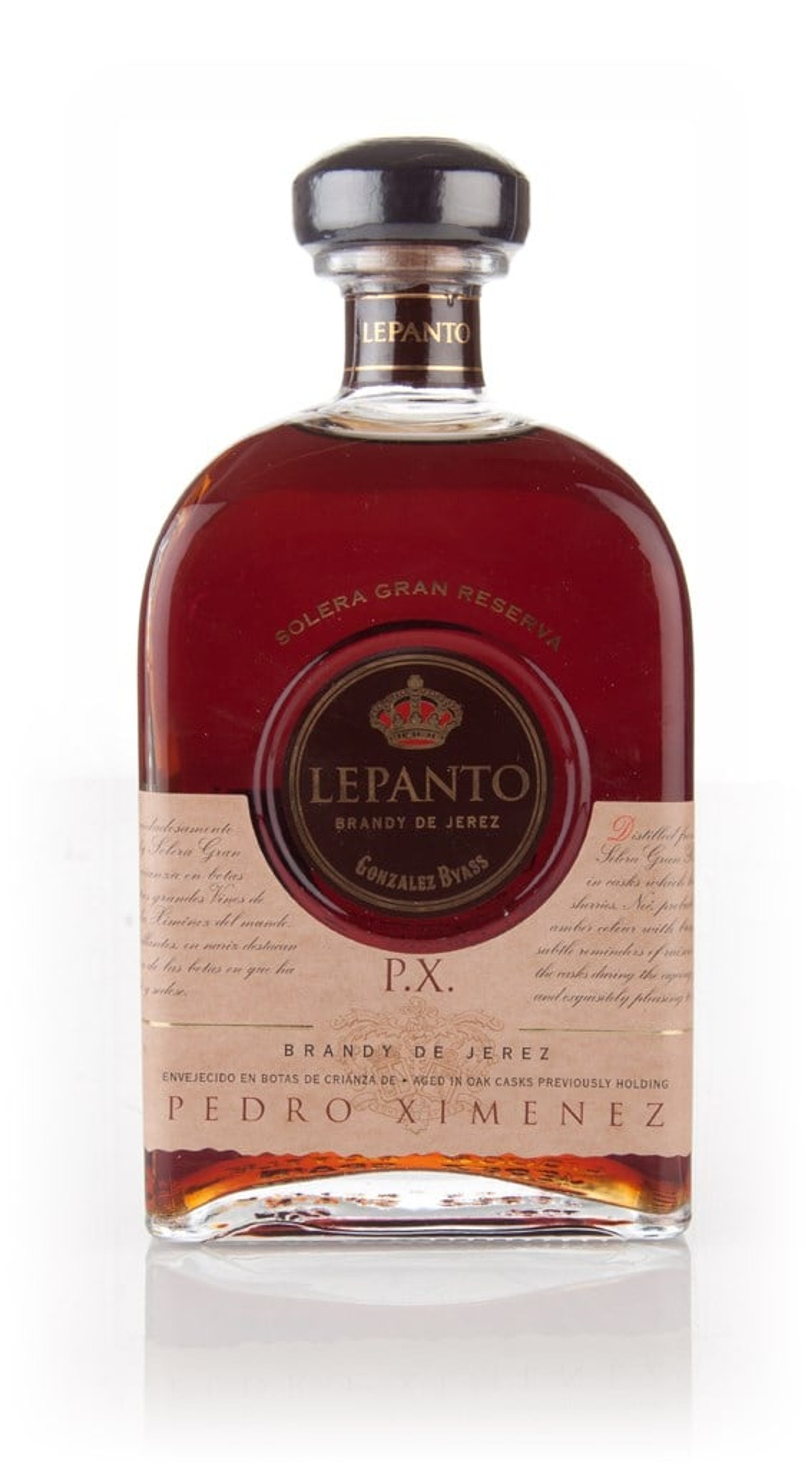 Lepanto Solera Gran Reserva Brandy de Jerez - Pedro Ximénez Cask Matured 70cl
