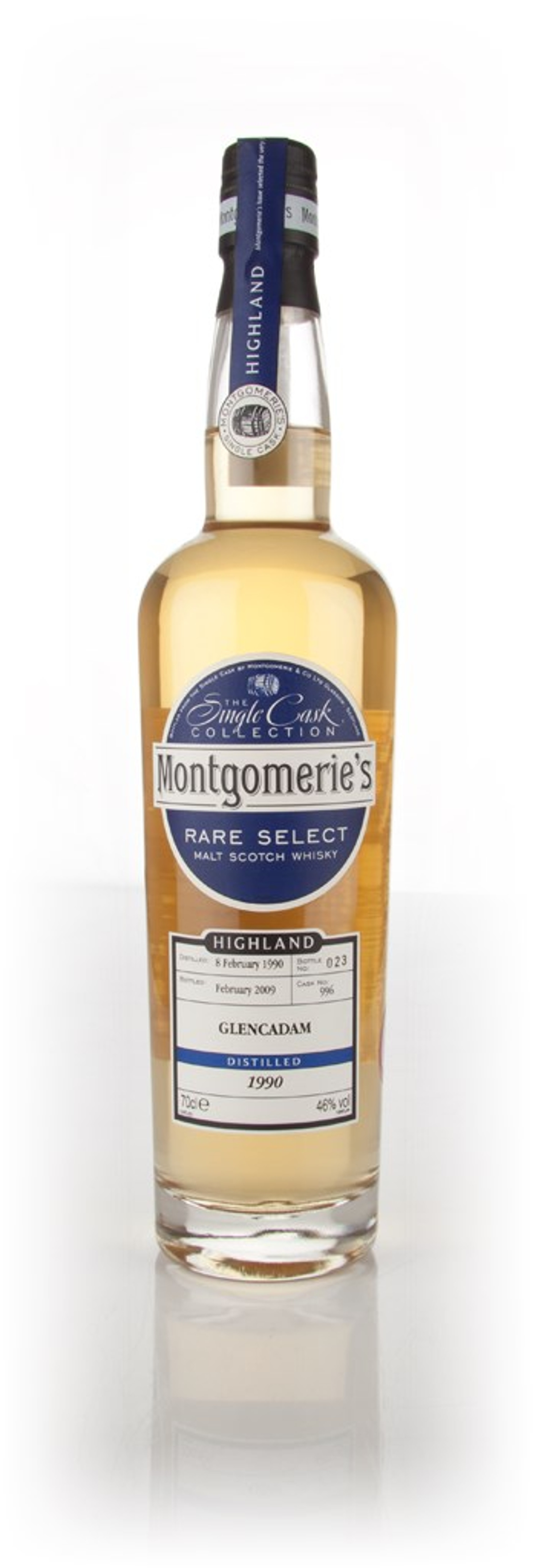 Glencadam 1990 - Rare Select (Montgomerie's) 70cl