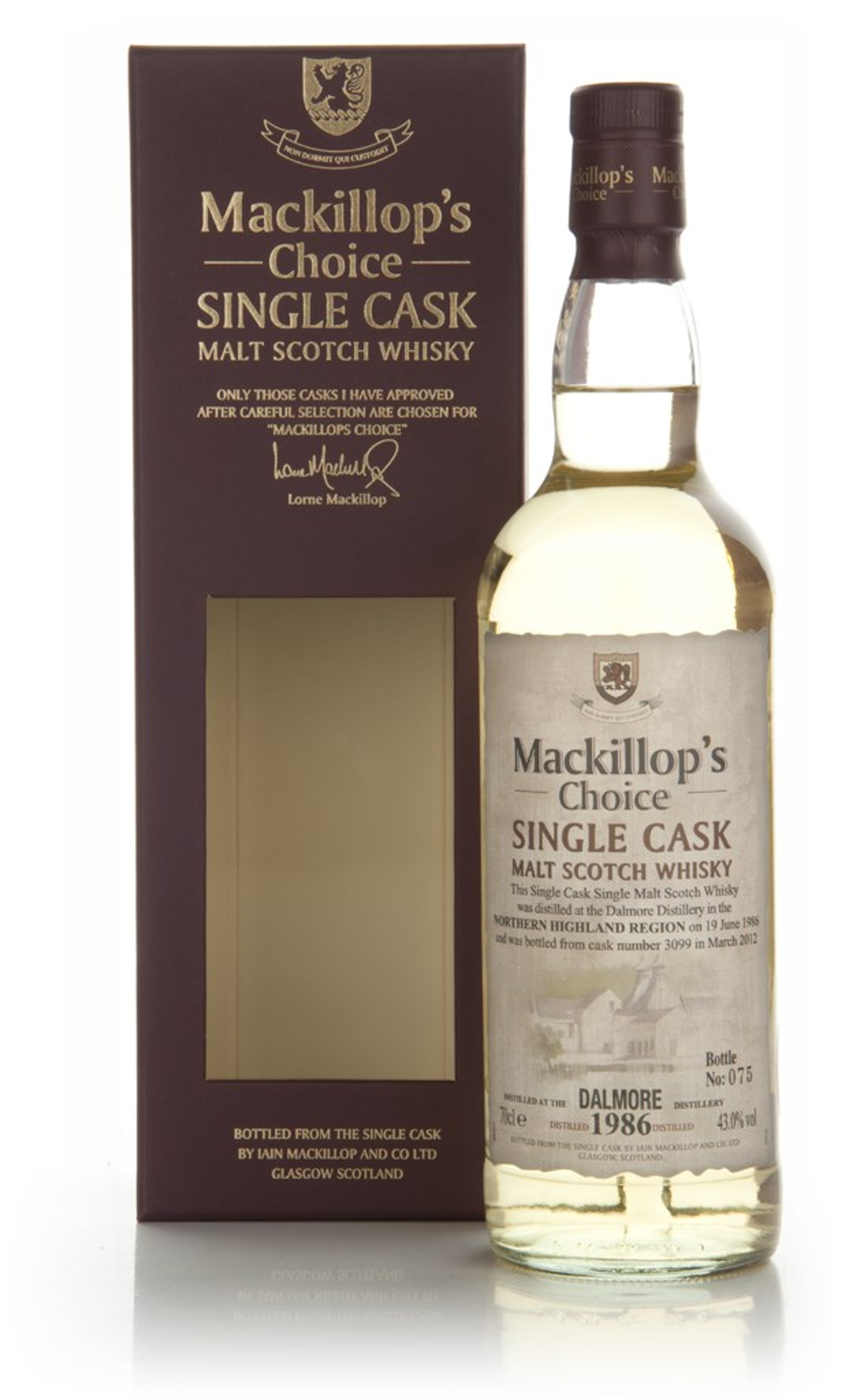 Dalmore 25 Year Old 1986 (cask 3099) - Mackillop's Choice 70cl