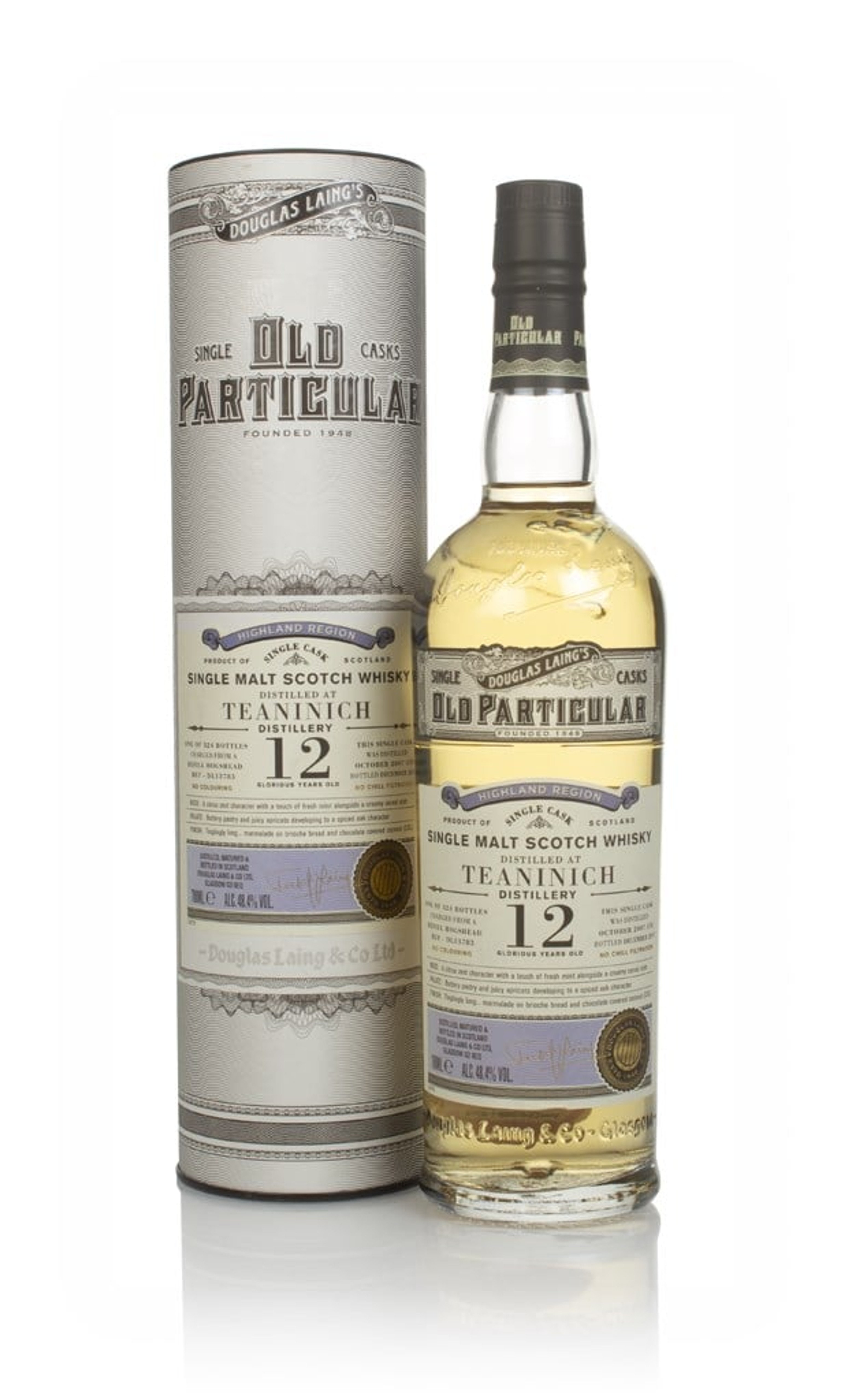 Teaninich 12 Year Old 2007 (cask 13783) - Old Particular (Douglas Laing) 70cl