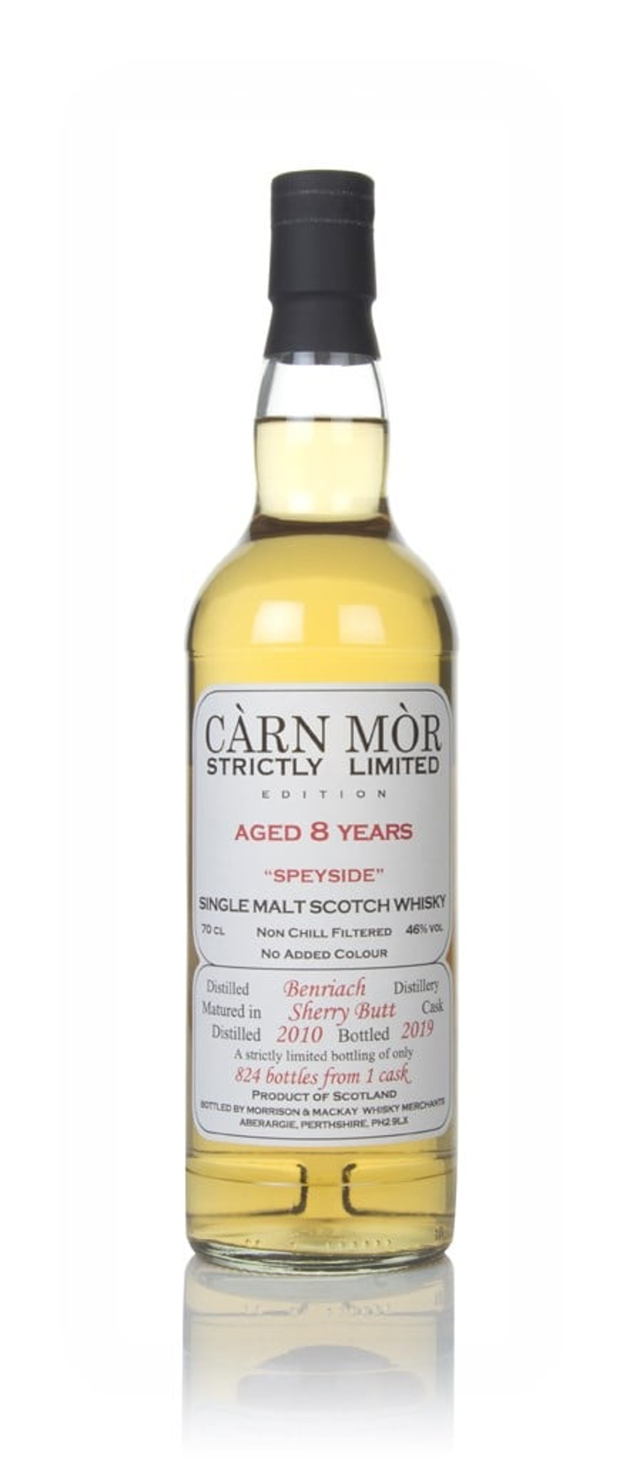 Benriach 8 Year Old 2010 - Strictly Limited (Càrn Mòr) 70cl