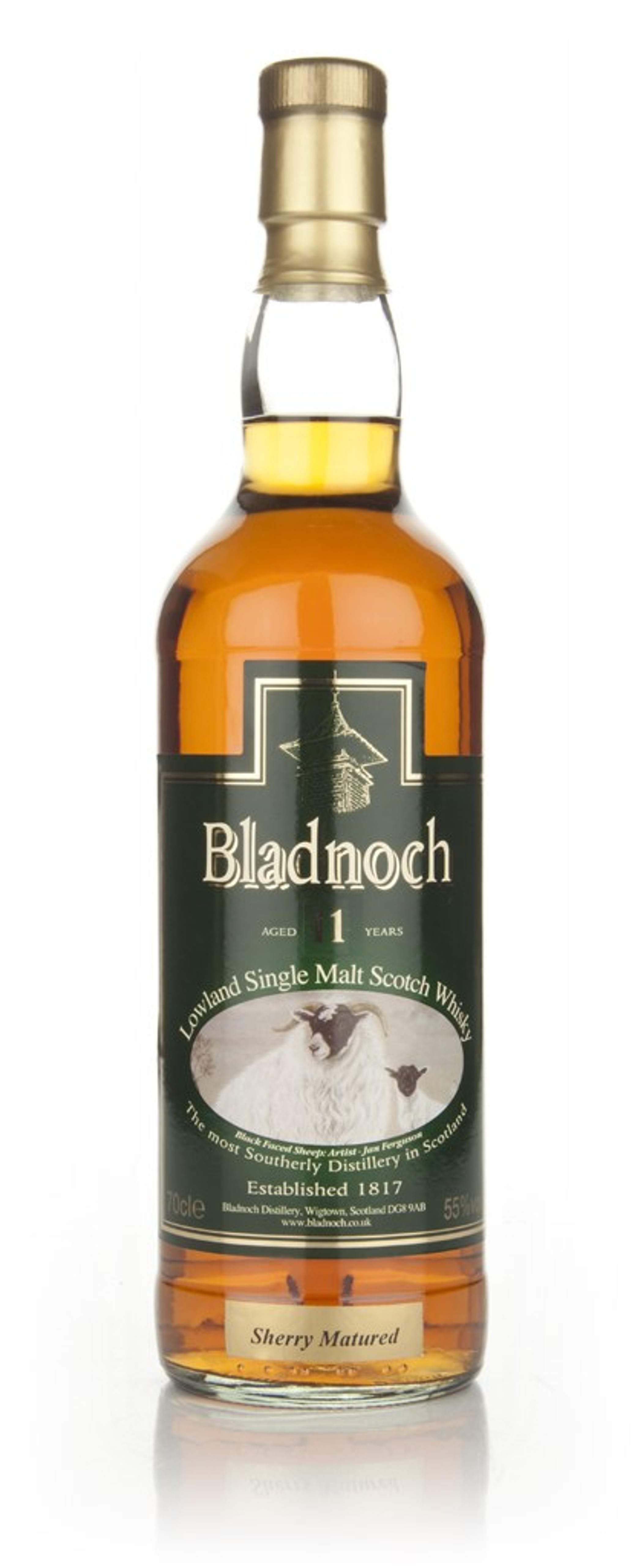 Bladnoch 11 Year Old Sherry Matured - Sheep Label 70cl