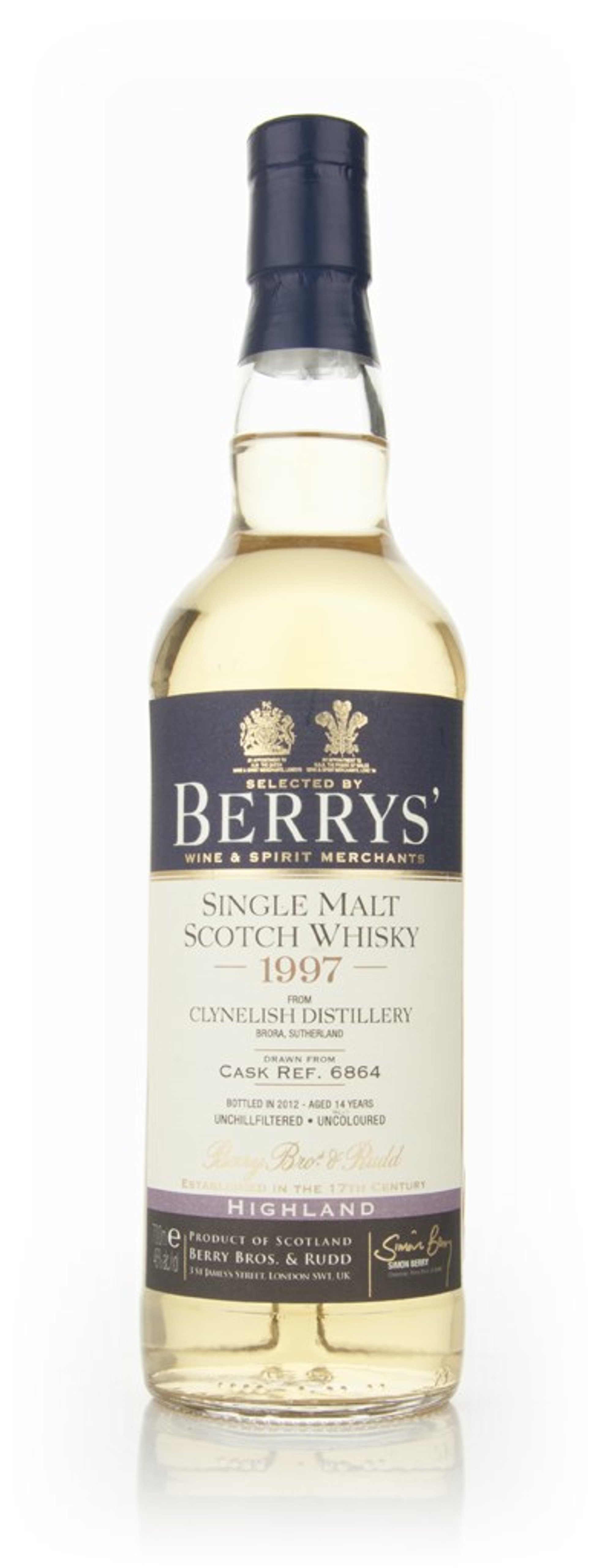 Clynelish 14 Year Old 1997 (Berry Bros. & Rudd) 70cl