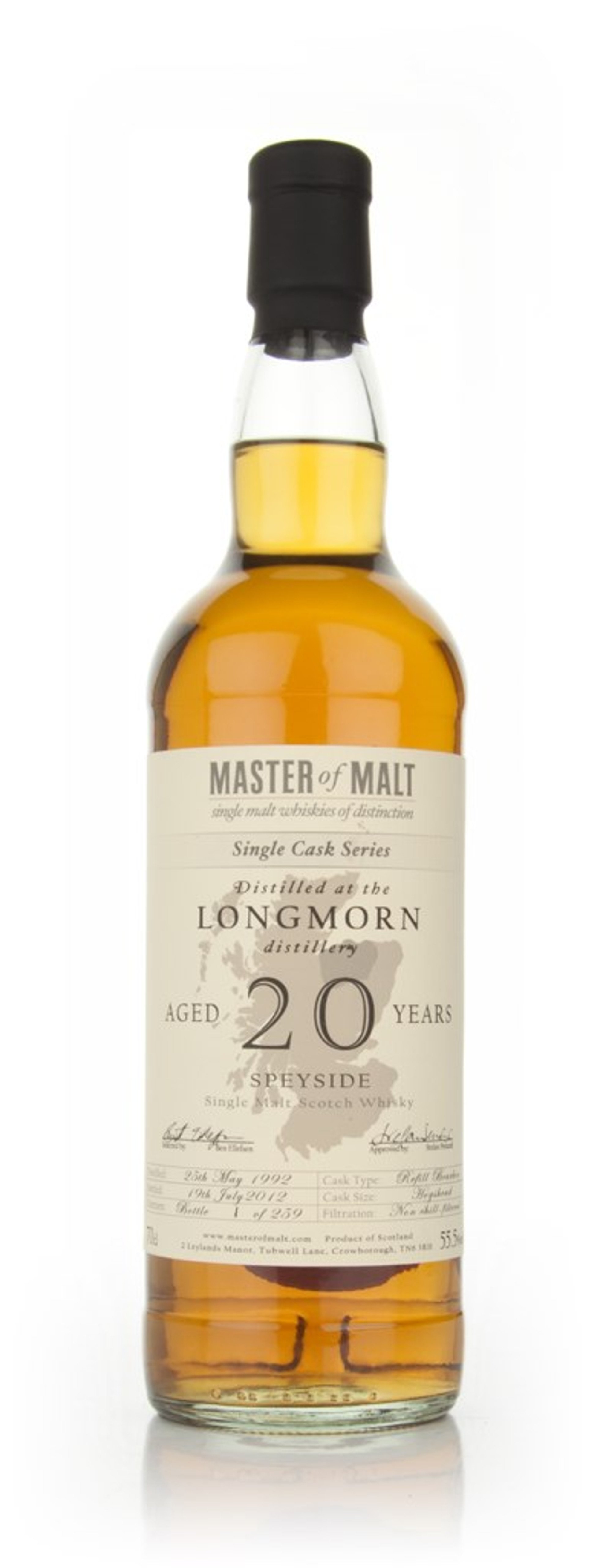 Longmorn 20 Year Old - Single Cask (Master of Malt) 70cl