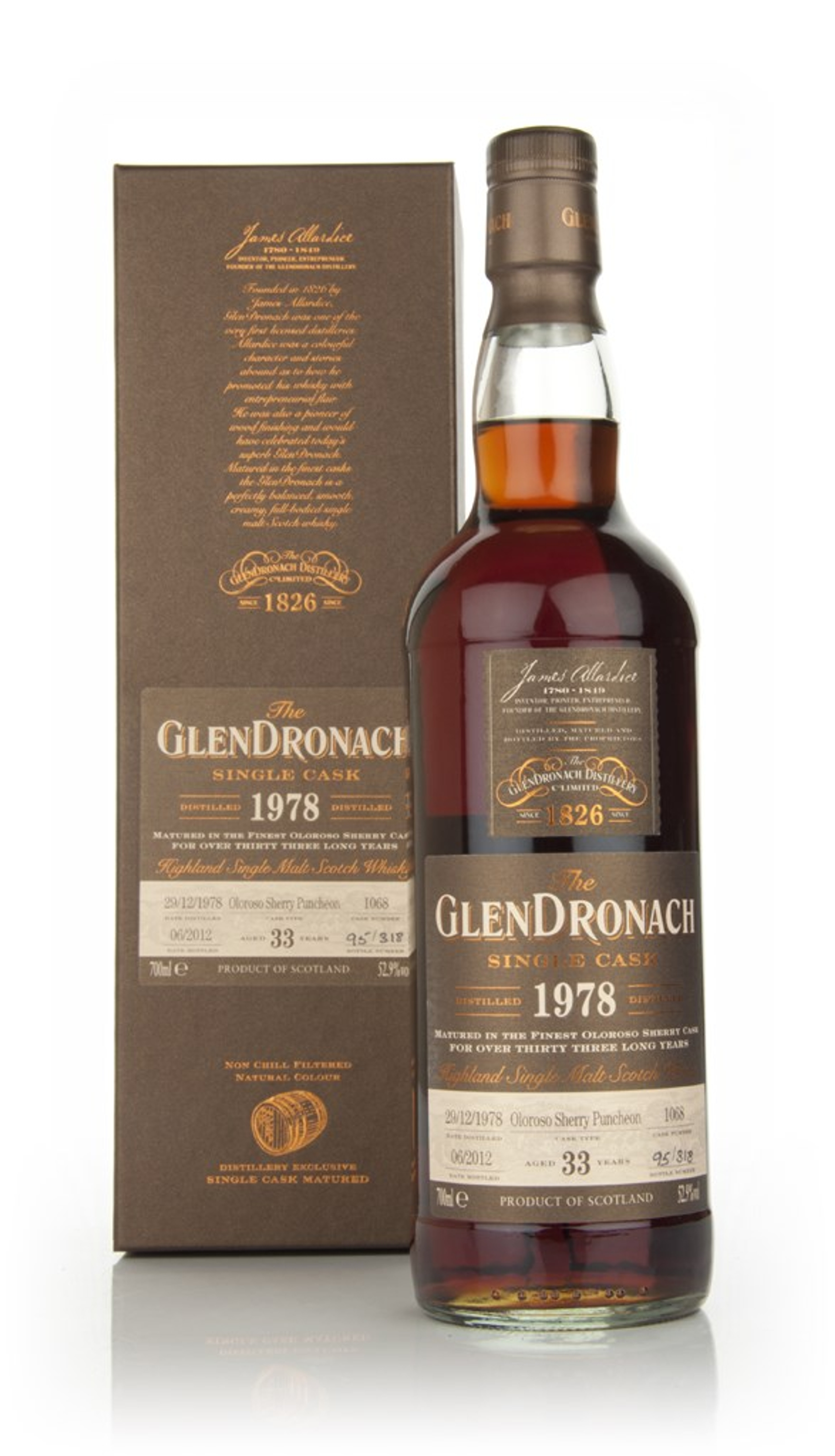 GlenDronach 33 Year Old 1978 Batch 6 70cl