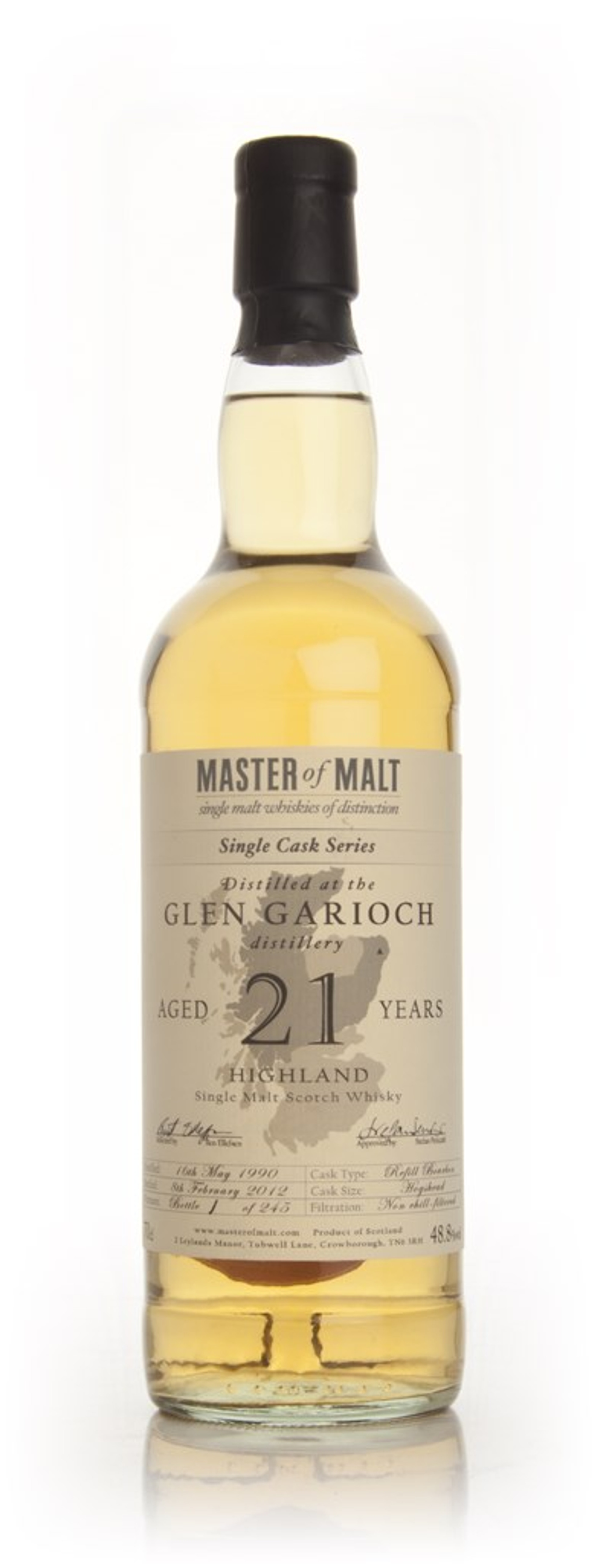 Glen Garioch 21 Year Old Single Cask (Master of Malt) 70cl