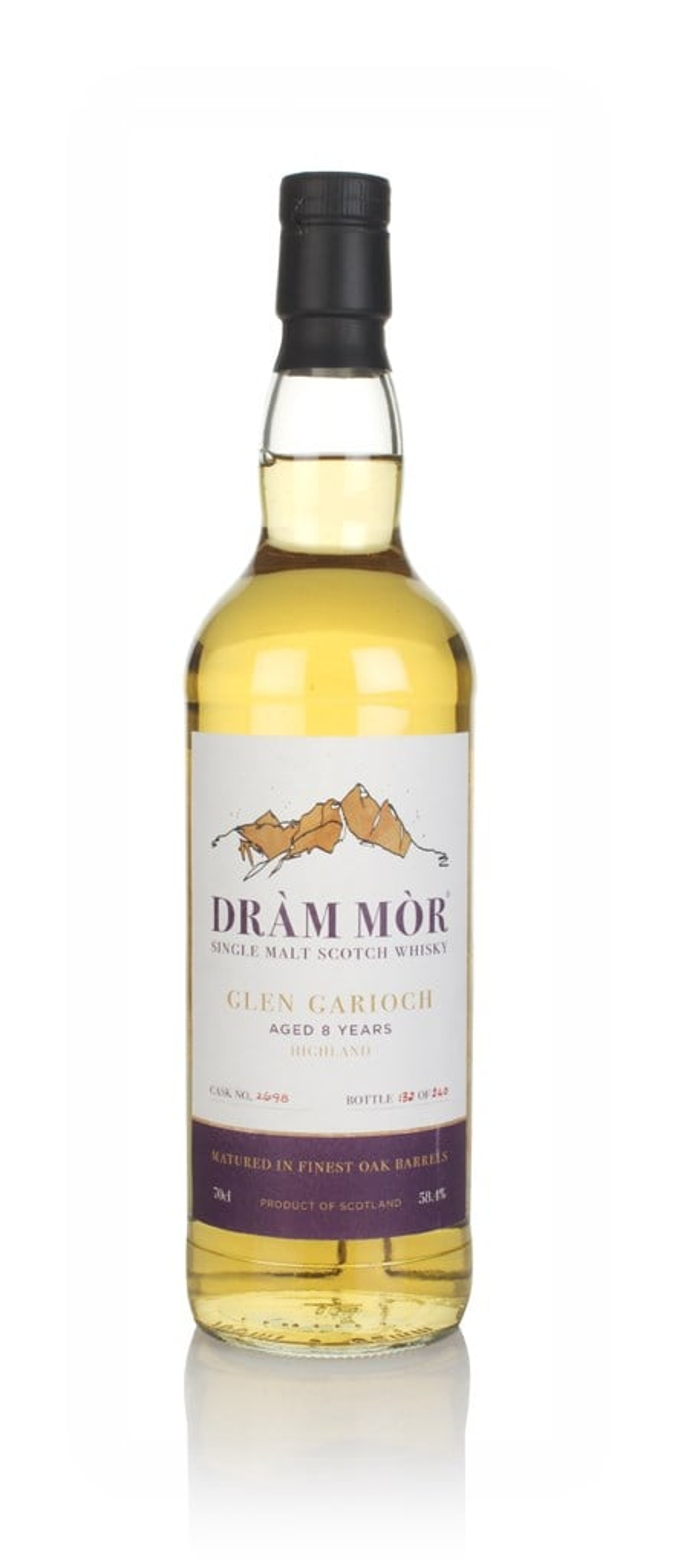 Glen Garioch 8 Year Old (cask 2698) - Dràm Mòr 70cl