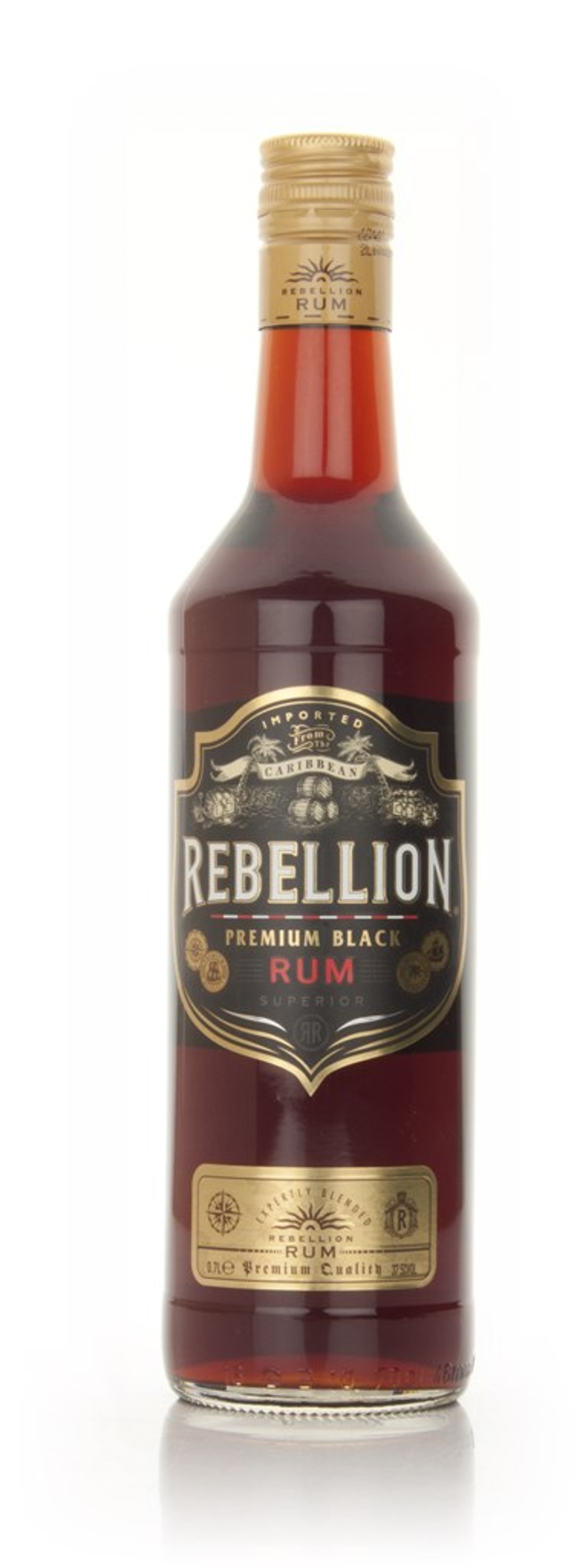 Rebellion Premium Black Rum 70cl