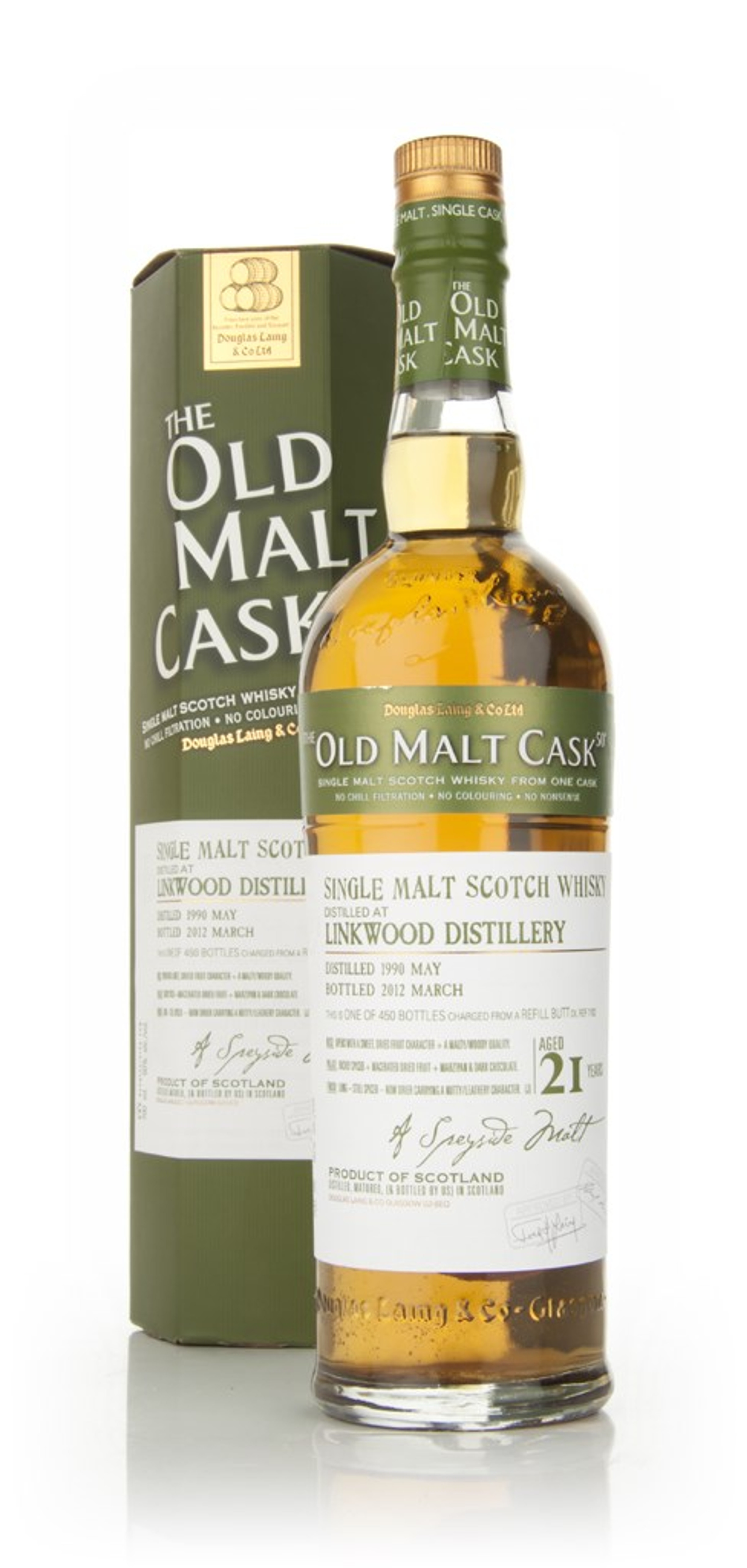 Linkwood 21 Year Old 1990 - Old Malt Cask (Douglas Laing) 70cl