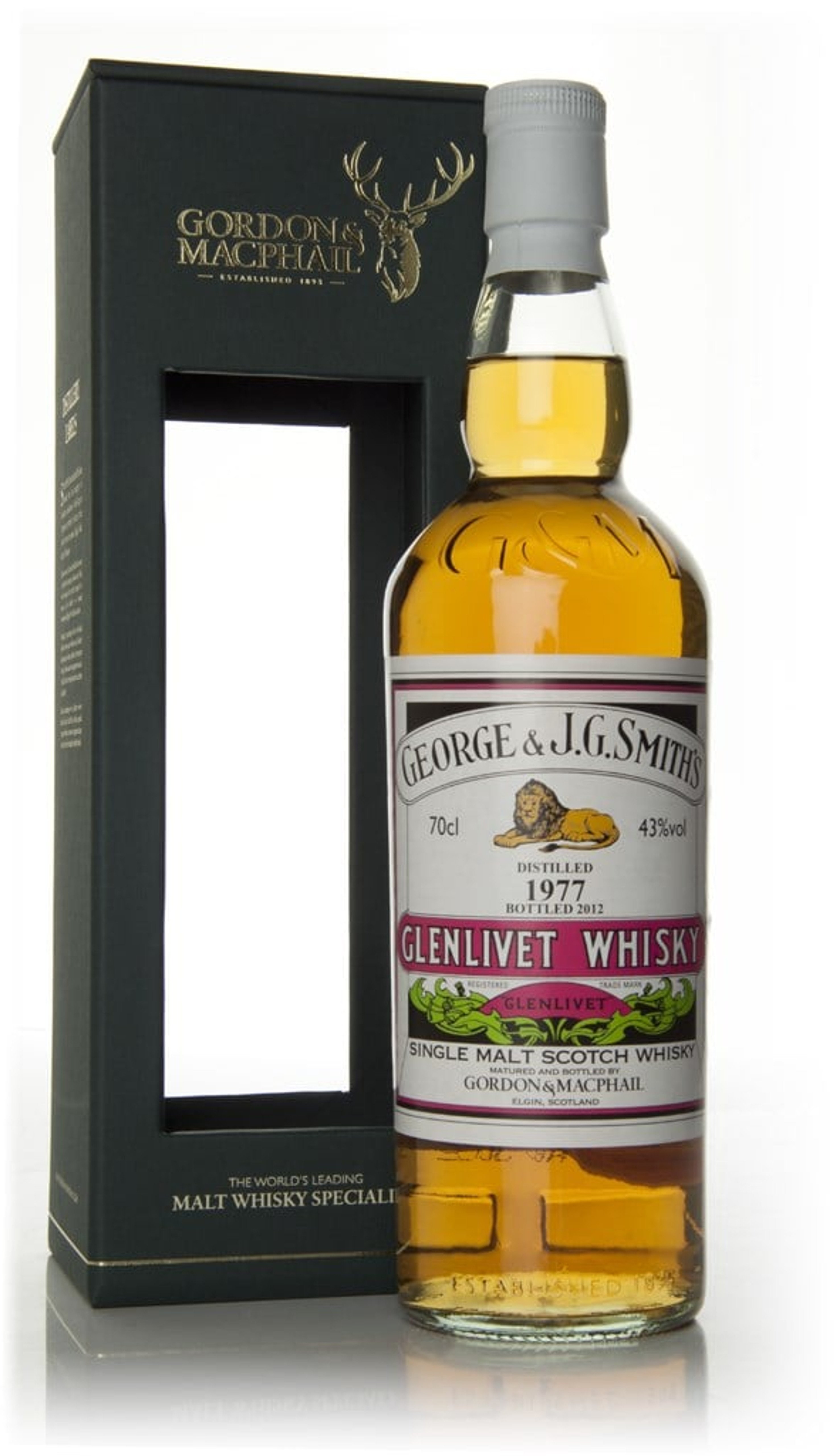 Smith's Glenlivet 1977 (bottled 2012) - Gordon & MacPhail 70cl