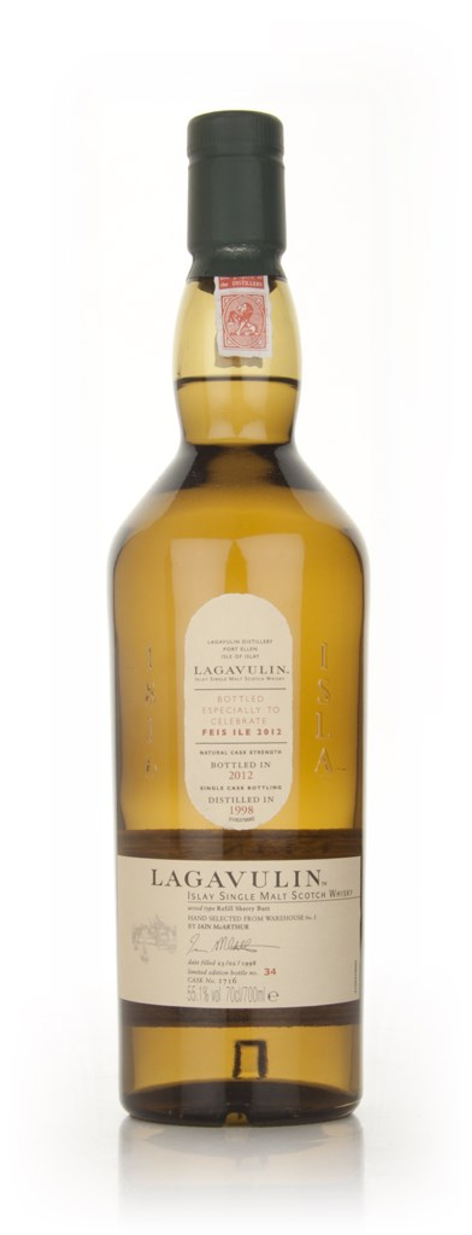 Lagavulin 1998 (cask 1716) - Fèis Ìle 2012 70cl