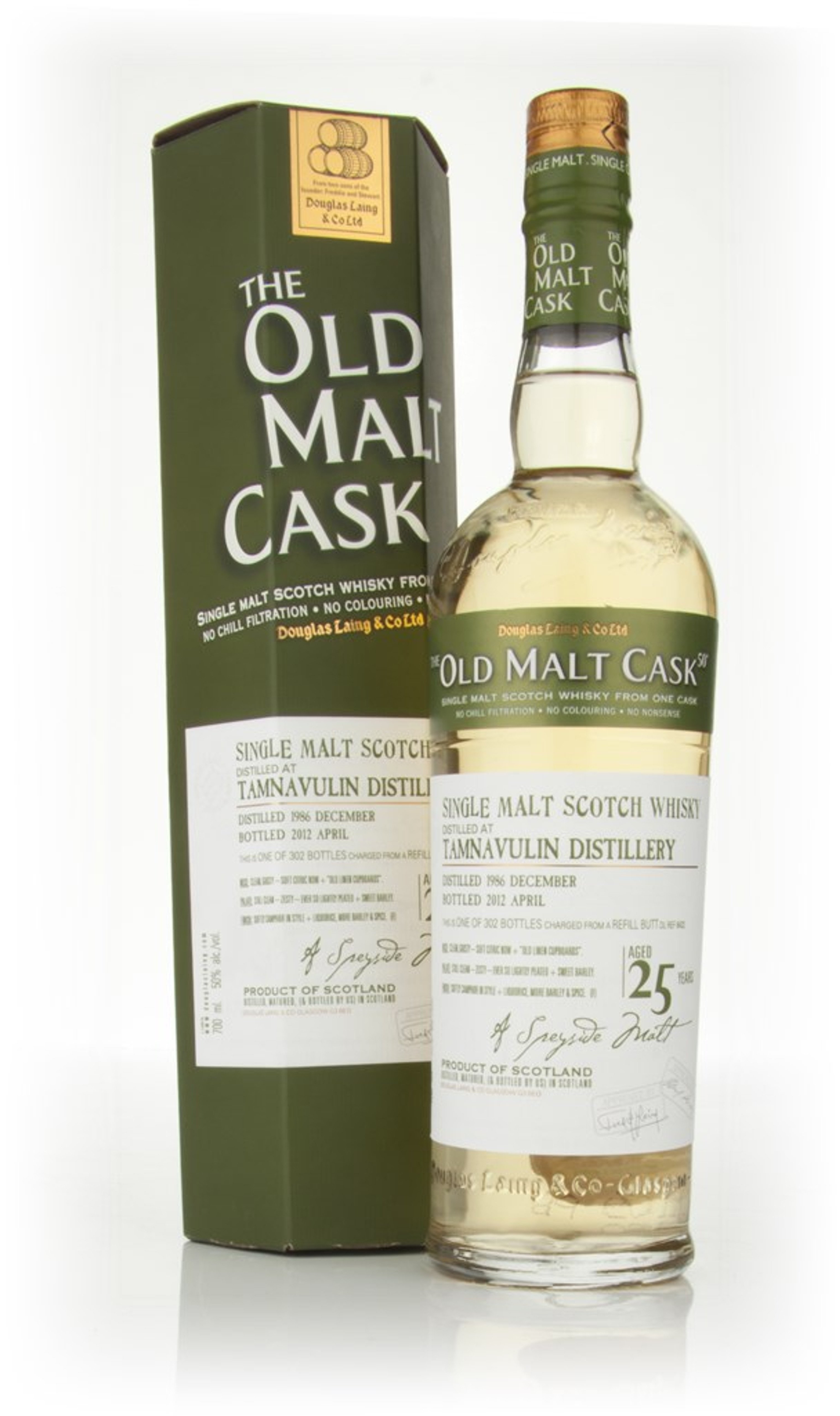 Tamnavulin 25 Year Old 1986 - Old Malt Cask (Douglas Laing) 70cl