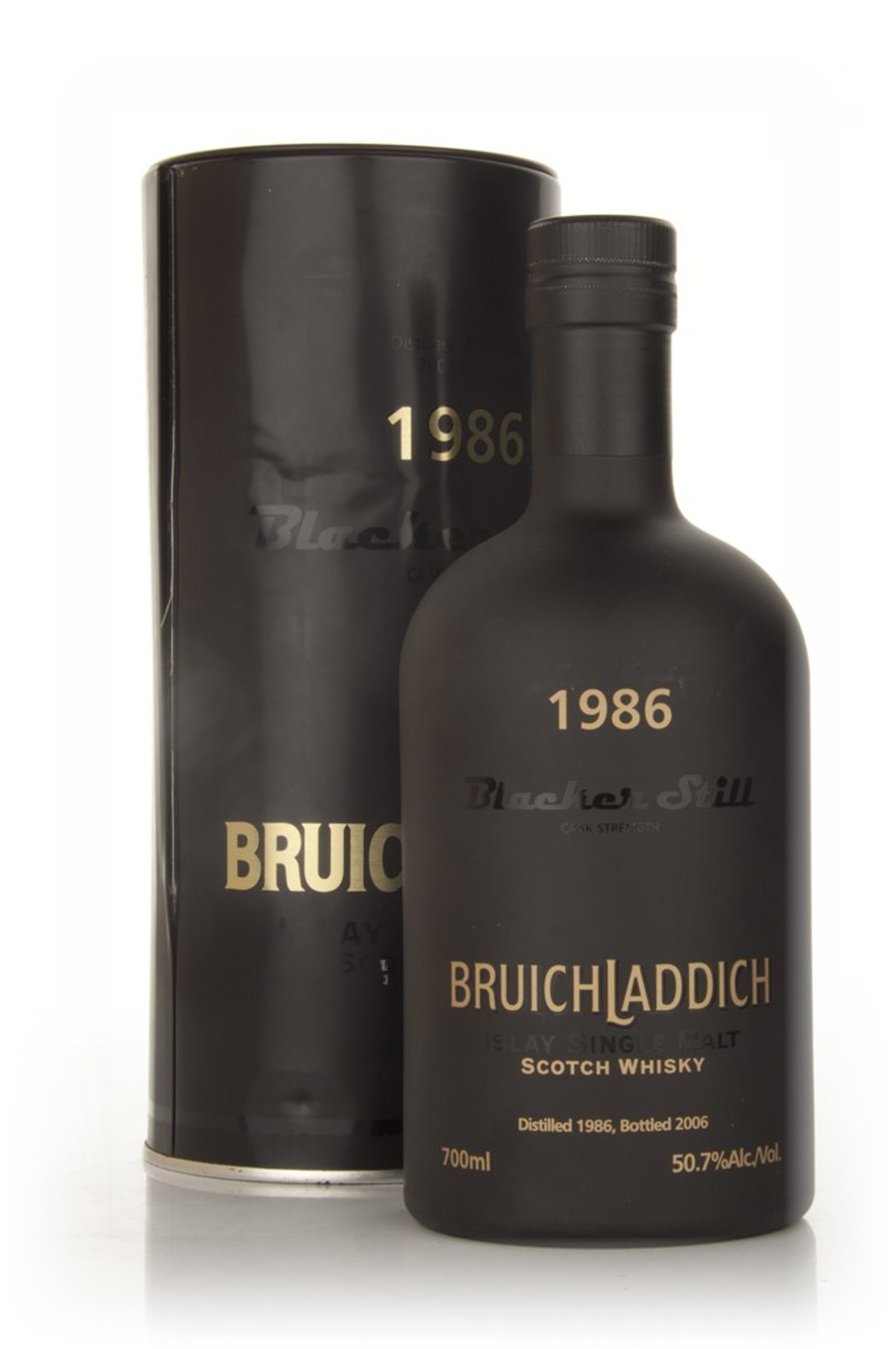 Bruichladdich 20 Year Old 1986 - Blacker Still 70cl