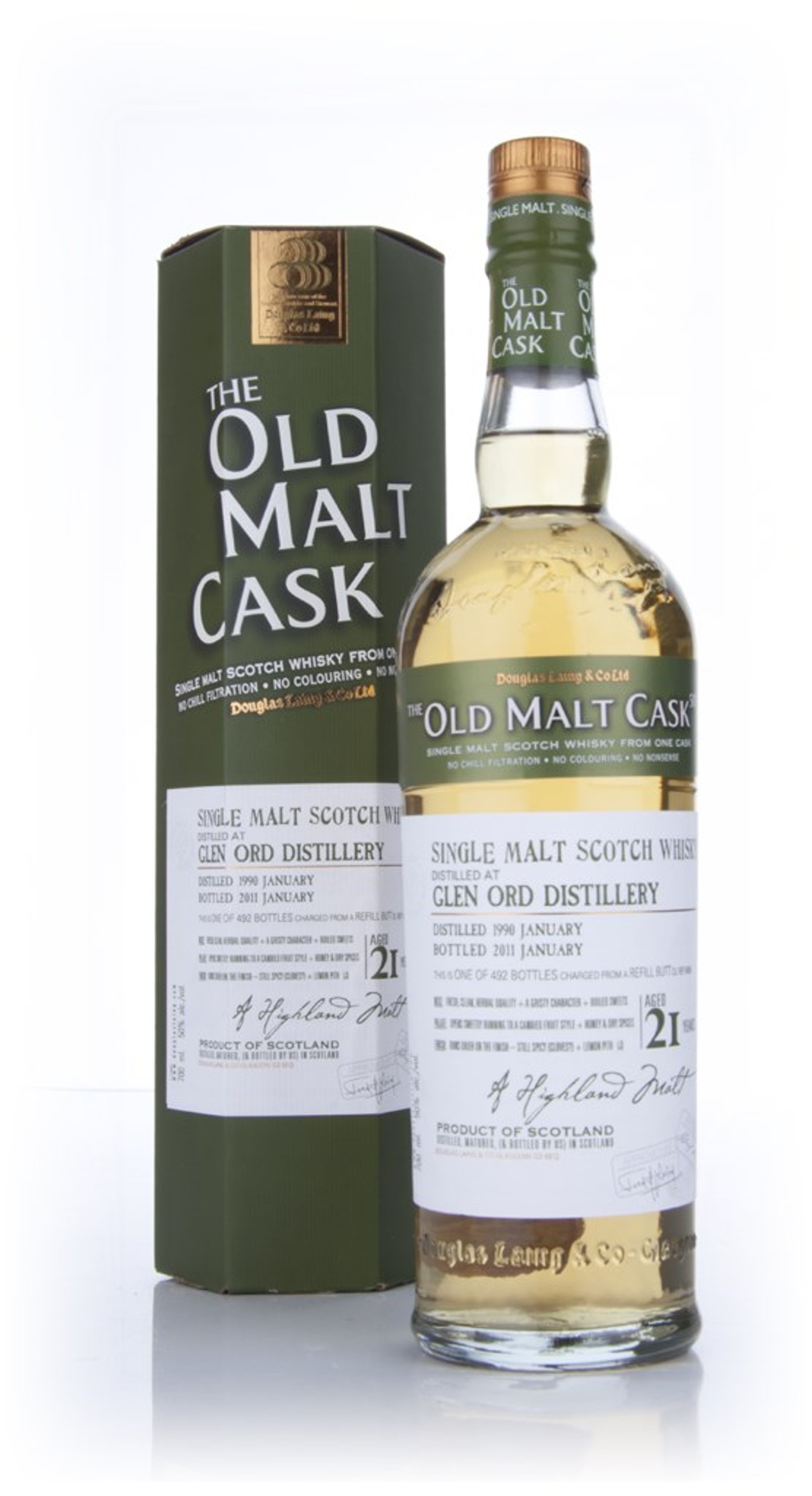 Glen Ord 21 Year Old 1990 - Old Malt Cask (Douglas Laing) 70cl