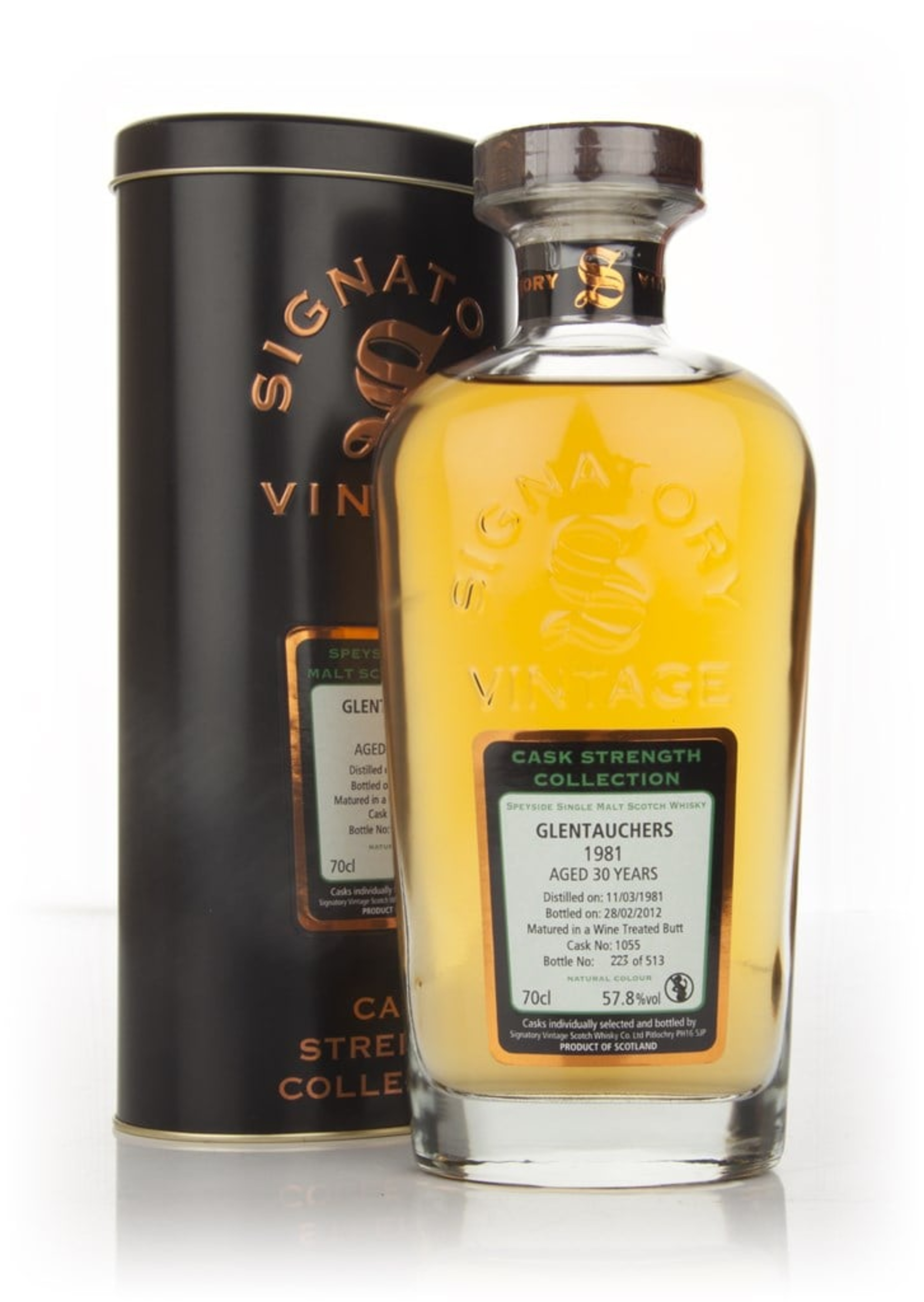 Glentauchers 30 Year Old 1981 - Cask Strength Collection (Signatory) 70cl