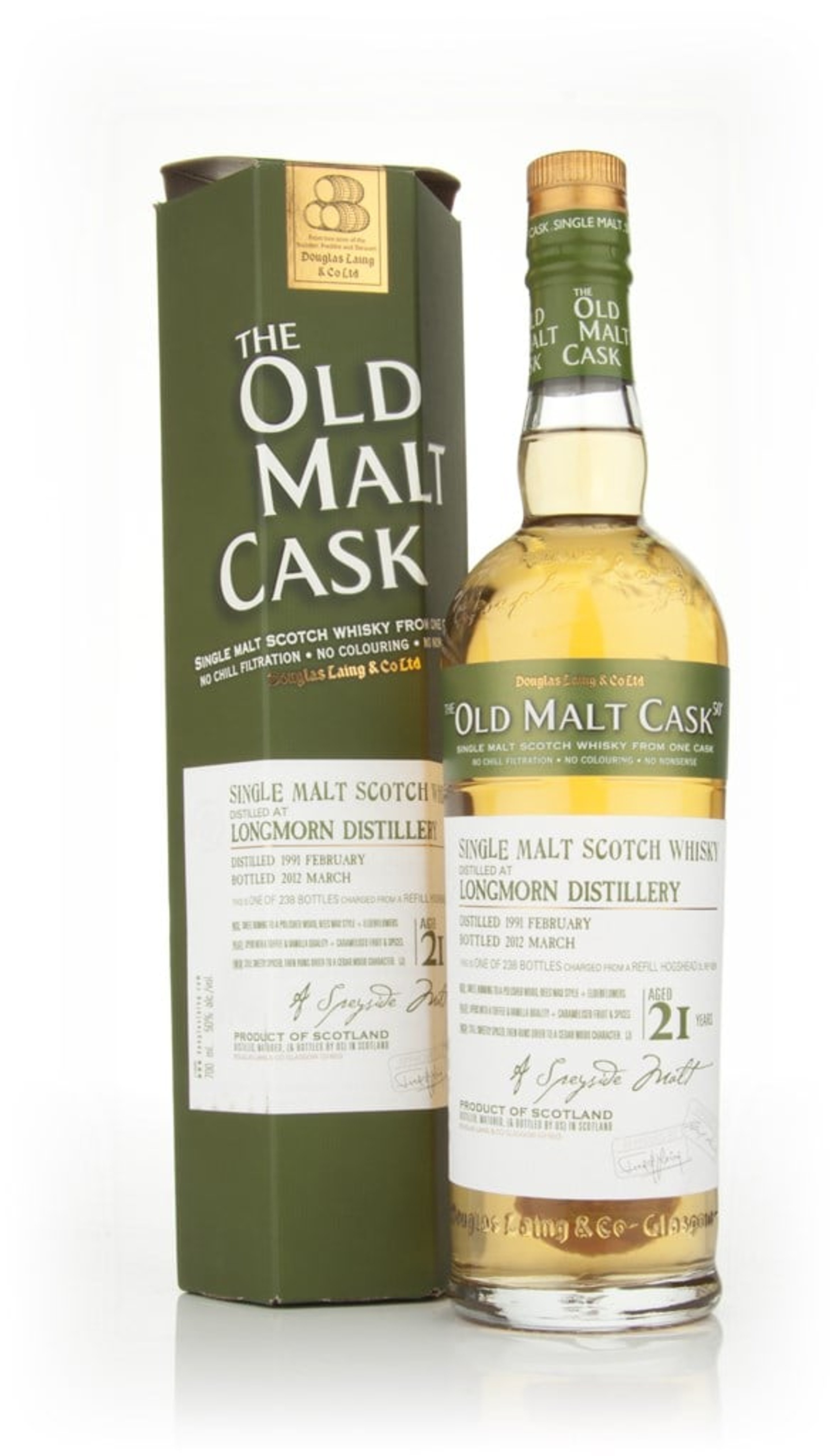 Longmorn 21 Year Old 1991 - Old Malt Cask (Douglas Laing) 70cl