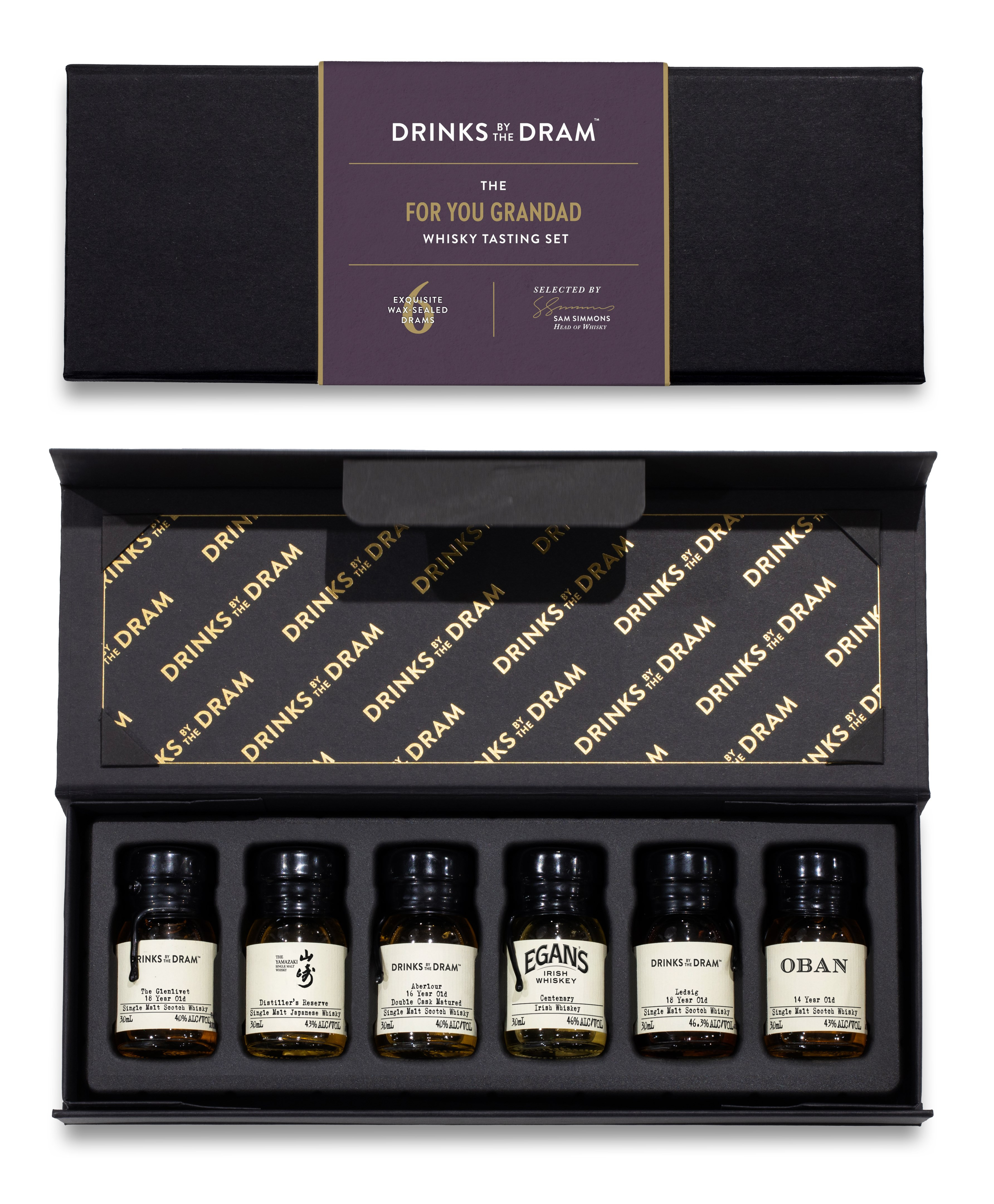 For You Grandad Premium Whisky Tasting Set (Black) 18cl | Master