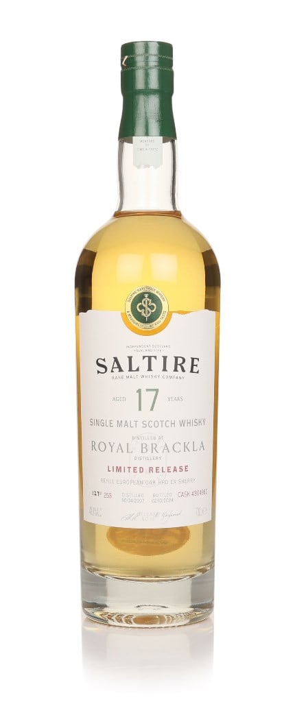 Royal Brackla 17 Year Old 2007 (cask 304980) - (Saltire Rare Malt) 70cl