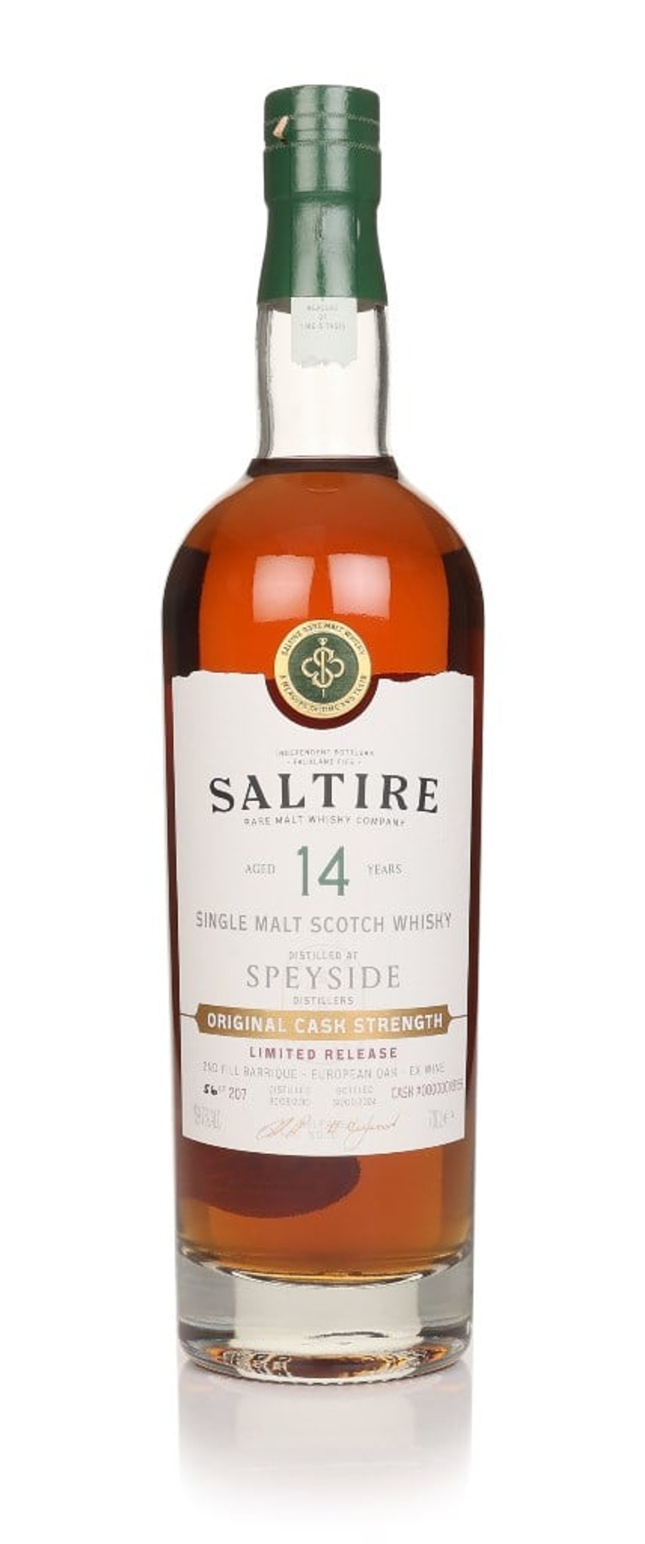 Speyside 14 Year Old 2010 (cask 0000001/3159) - (Saltire Rare Malt) 70cl