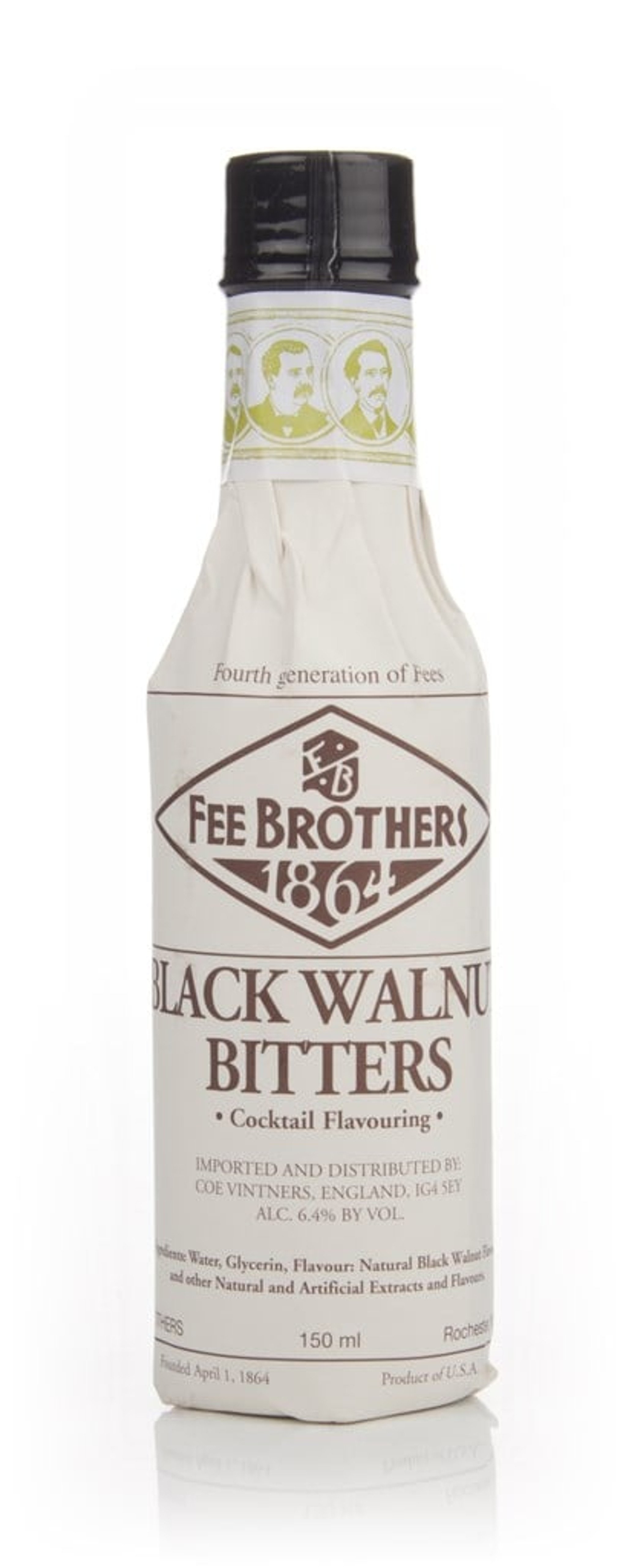 Fee Brothers Black Walnut Bitters (No Box / Torn Label) 15cl