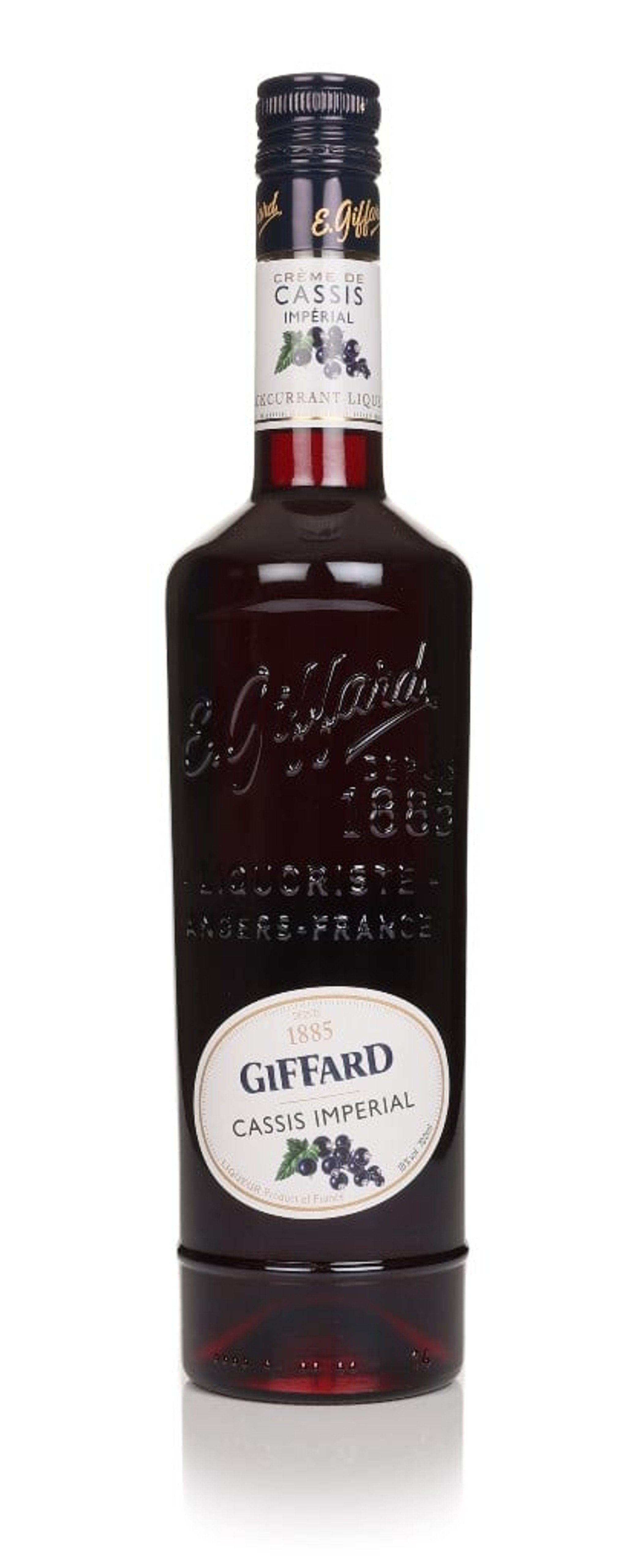 Giffard Crème de Cassis Imperial (18%) (No Box / Torn Label) 70cl