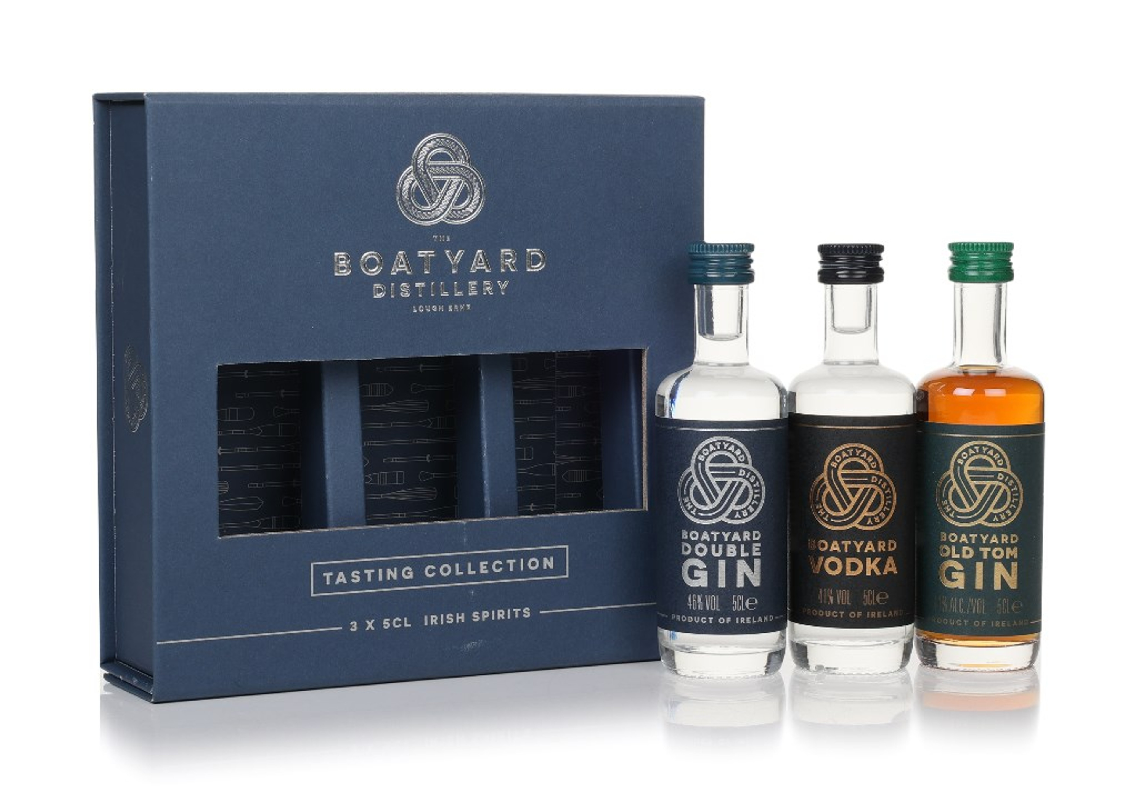 Boatyard Tasting Collection (3 x 50ml) (No Box / Torn Label) 15cl