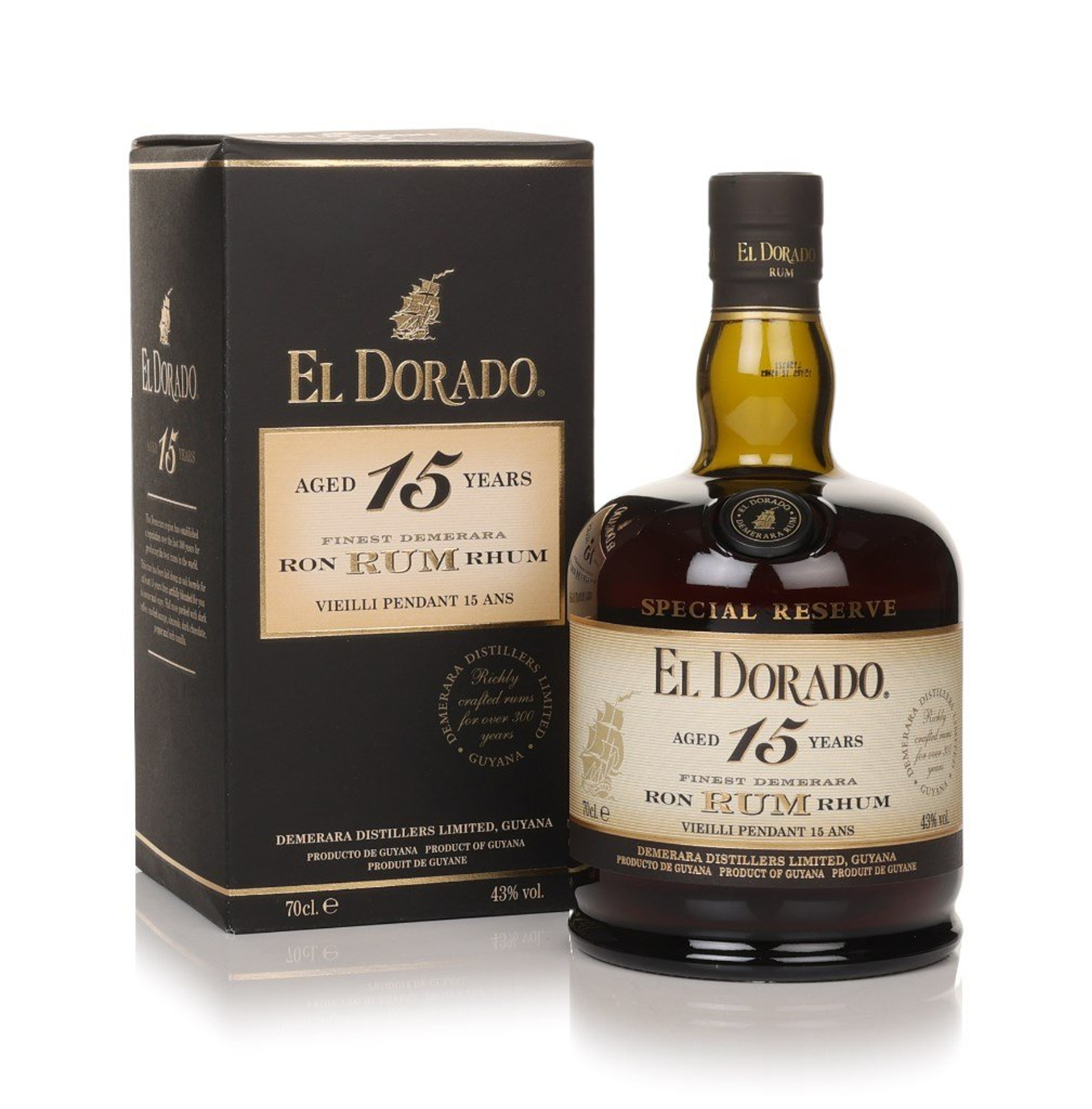 El Dorado 15 Year Old (No Box / Torn Label) 70cl